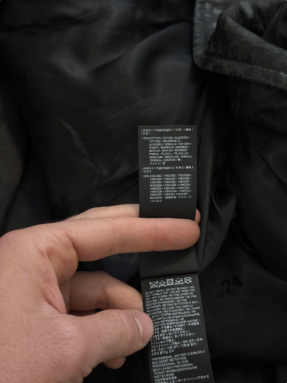 424 RARE 2024 Distressed Paper Effect Leather Trench Coat Size US M / EU 48-50 / 2 - 13 Thumbnail