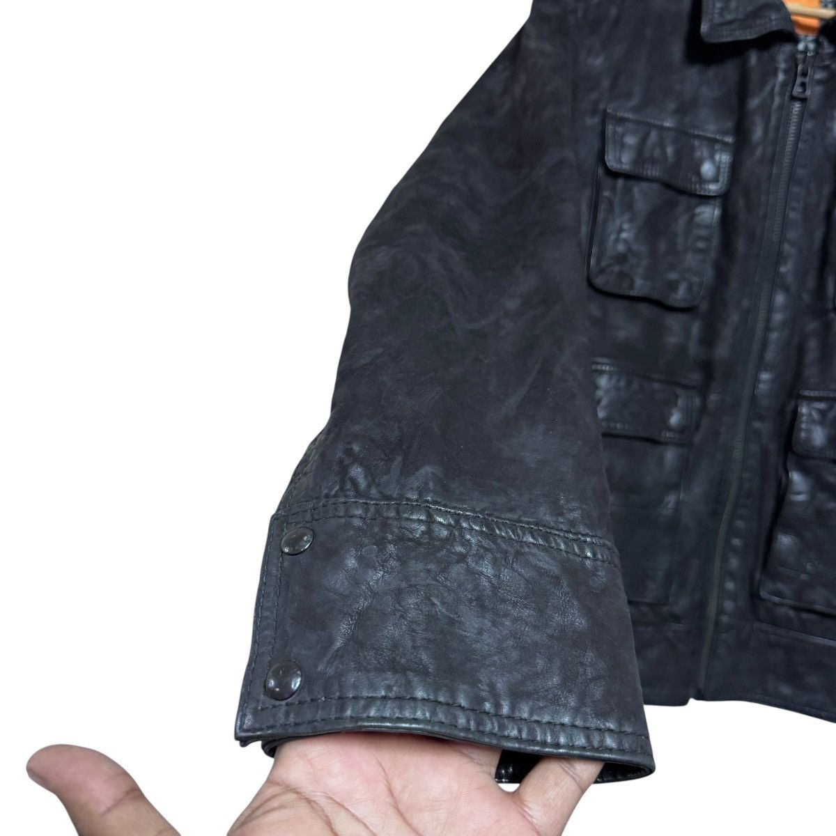 Hugo Boss Hugo Boss Leather Jacket Fade Black Size US M / EU 48-50 / 2 - 5 Thumbnail