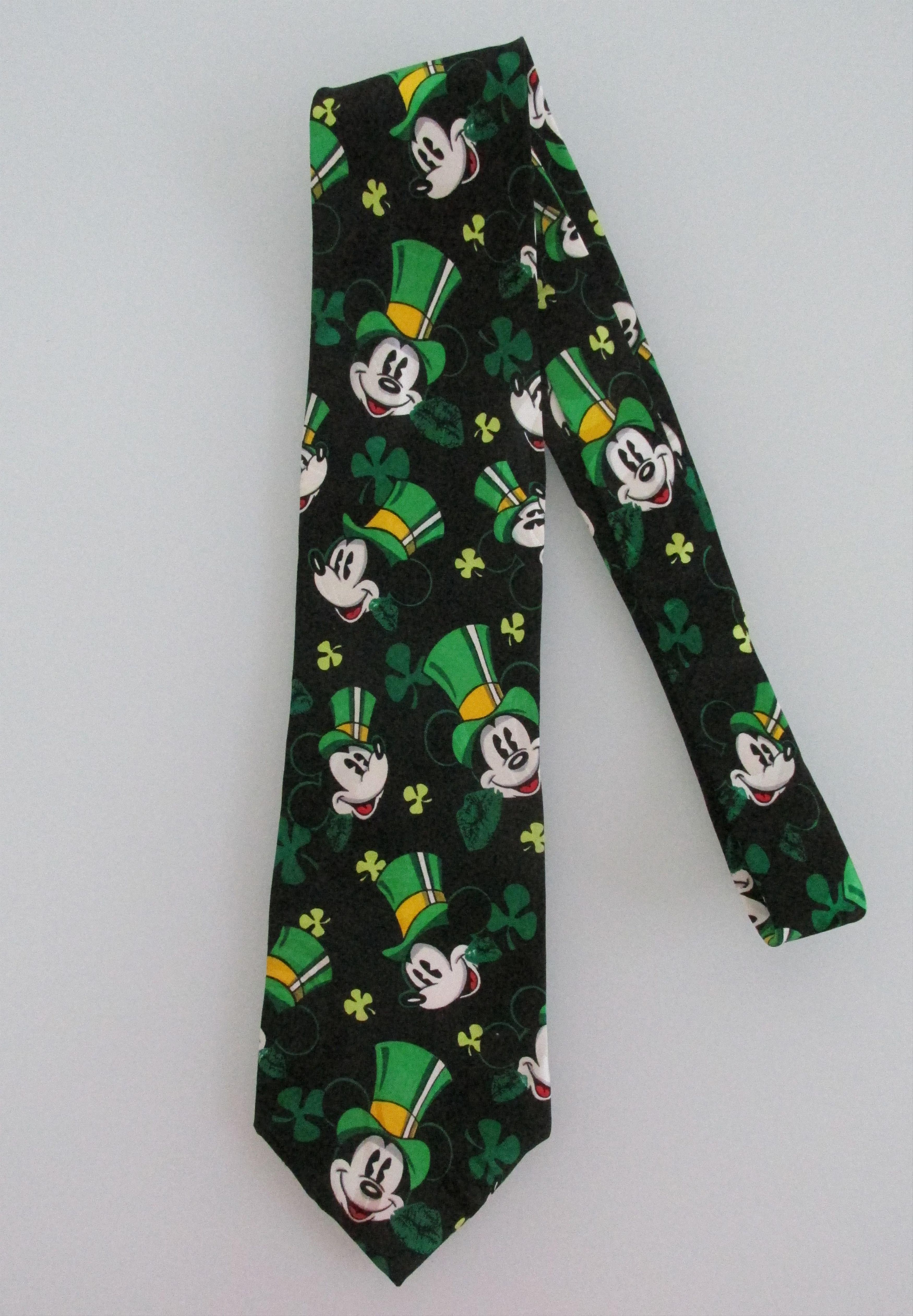 Disney Disney/Mickey Mouse St. Patrick's Day M & M Men's Silk Tie Size ONE SIZE - 1 Thumbnail