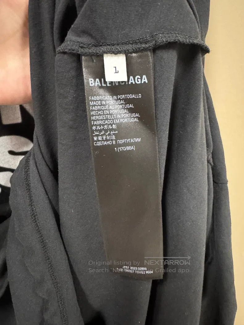 Balenciaga Balenciaga Free Phone Number Black Letter Print Long Sleev Size US S / EU 44-46 / 1 - 6 Thumbnail