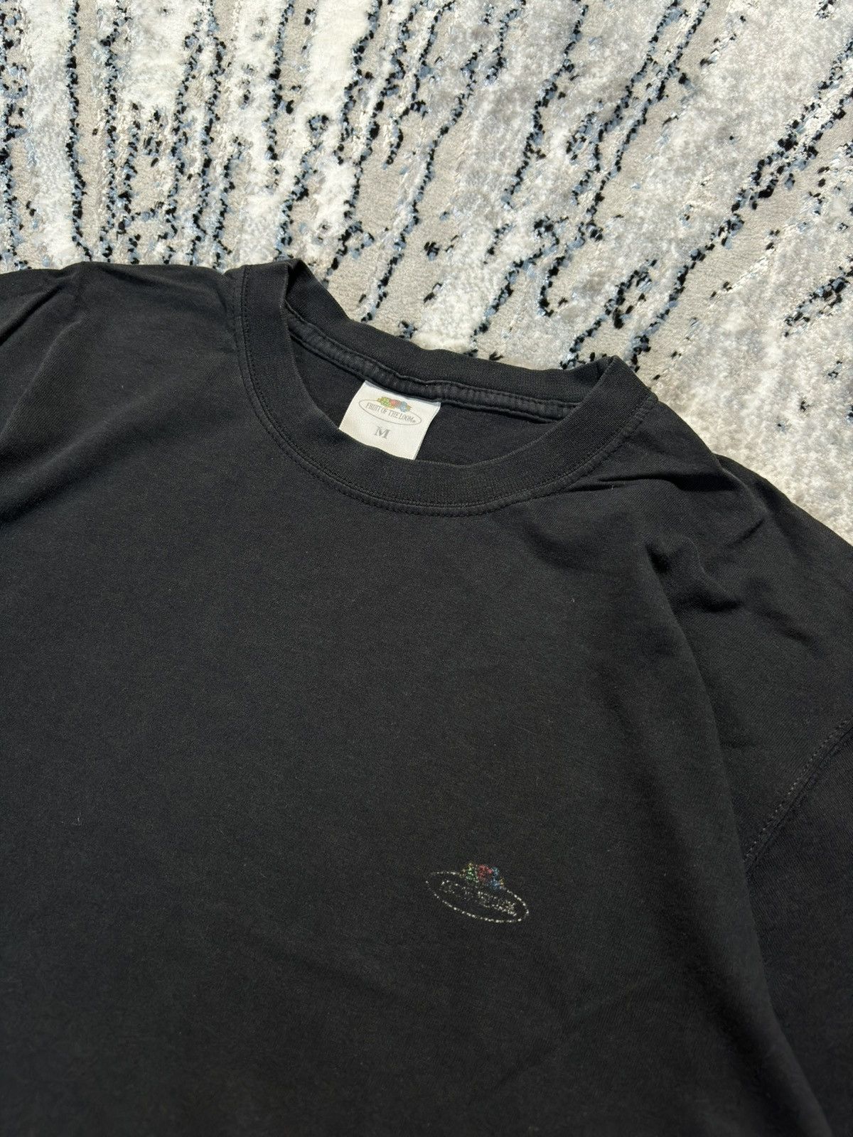 Vintage VINTAGE BLANK BASIC BLACK BOXY TSHIRT Size US M / EU 48-50 / 2 - 2 Thumbnail
