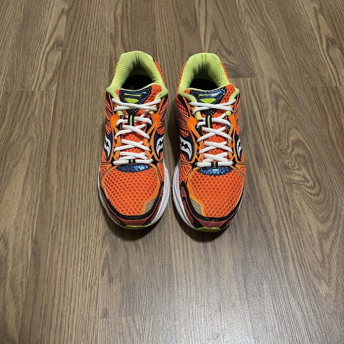 Saucony RARE 2012 Men’s Saucony Guide 5 Running Shoes Orange Green Size US 12 / EU 45 - 6 Thumbnail