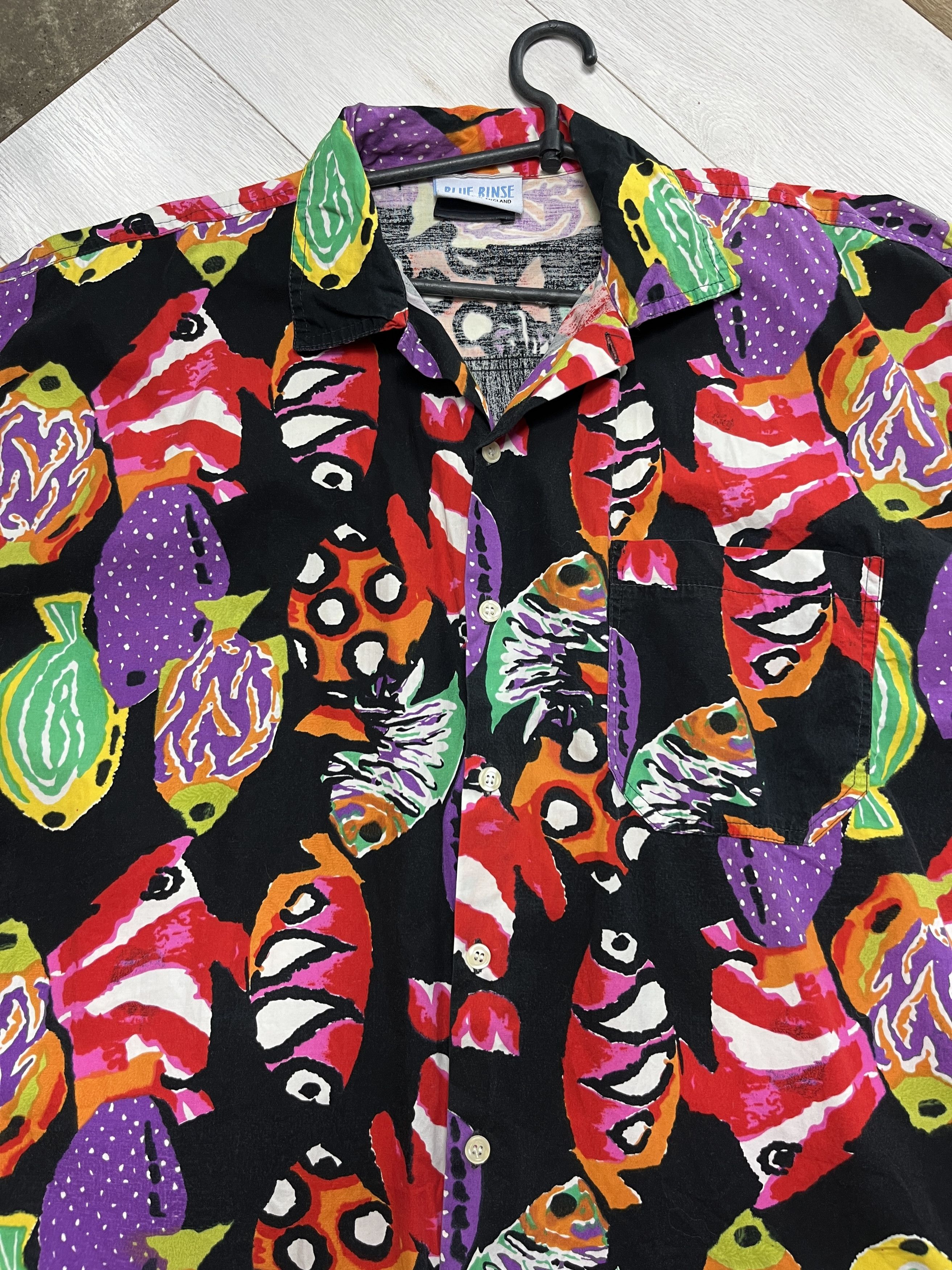 Other VINTAGE 1990s TROPICAL FISH ALOVERA PRINT SHIRT - 784 Size US XL / EU 56 / 4 - 4 Thumbnail