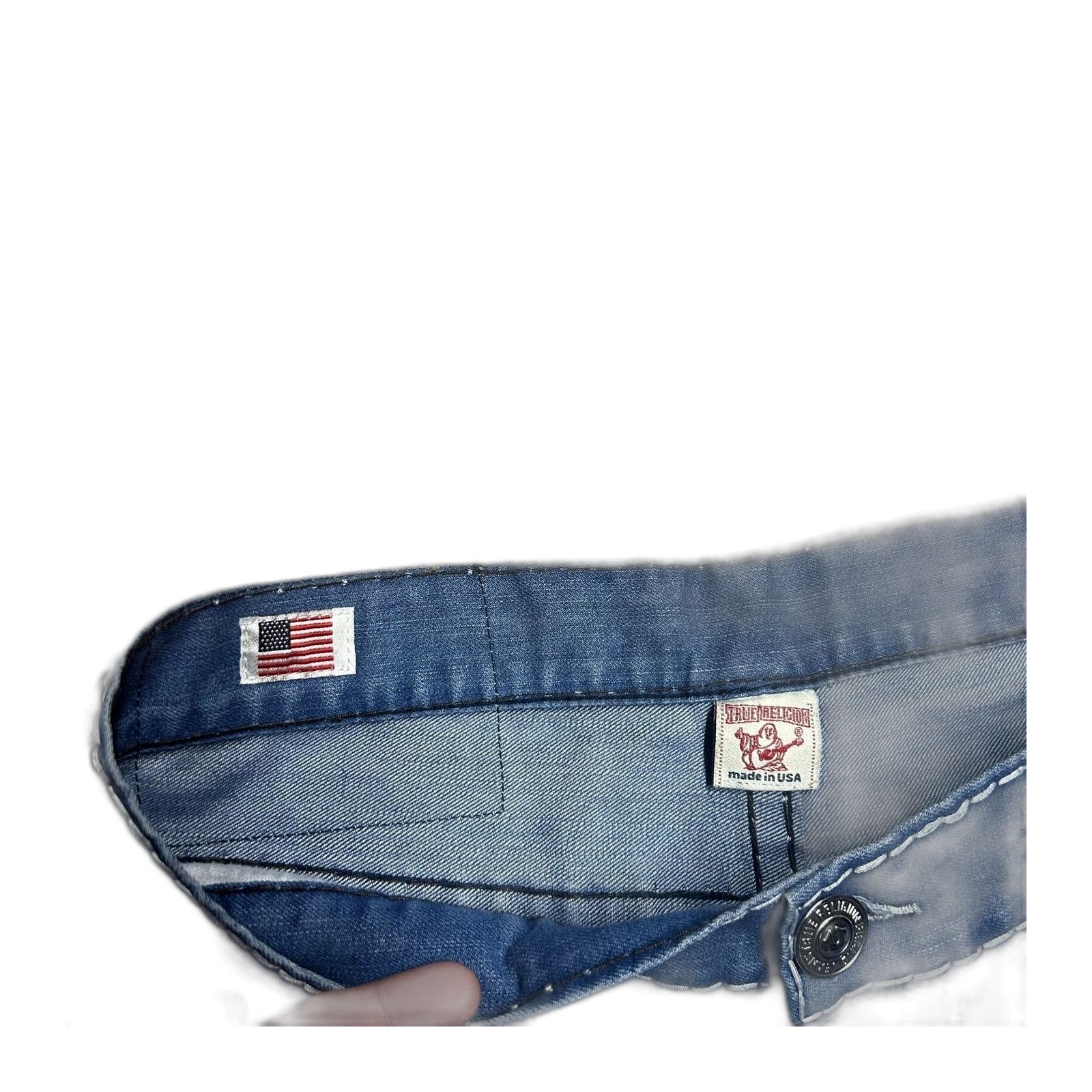 True Religion True Religion Billy Super QT Jeans Red Stitching Denim 36x30 Size US 36 / EU 52 - 5 Thumbnail