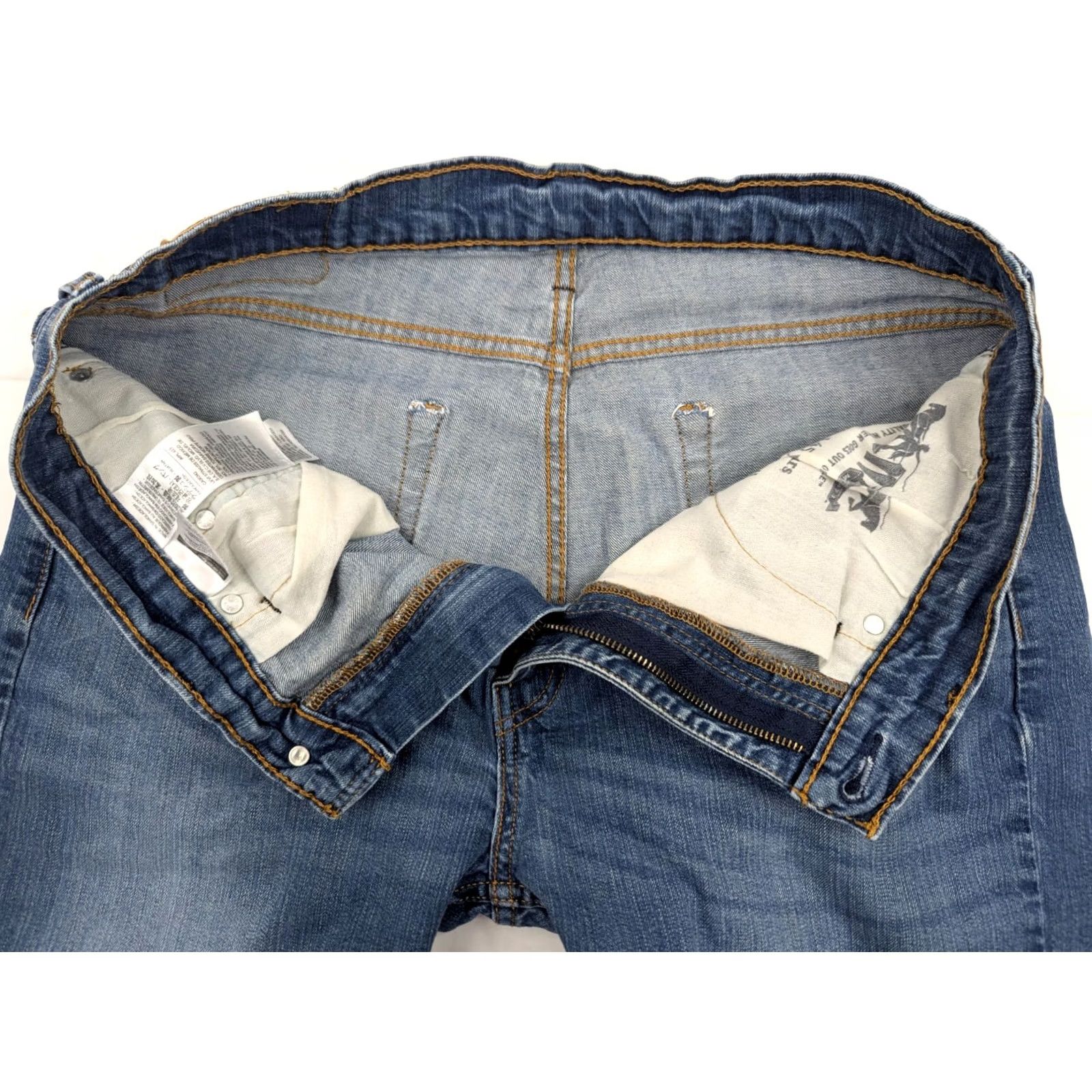 Levi's Levi's 505 Regular Fit Straight Leg Jeans Men 36x30 5-Pocket Denim Blue 34x28 Mid Rise Classic Vintage: No Womens Men? Size US 34 / EU 50 - 6 Thumbnail