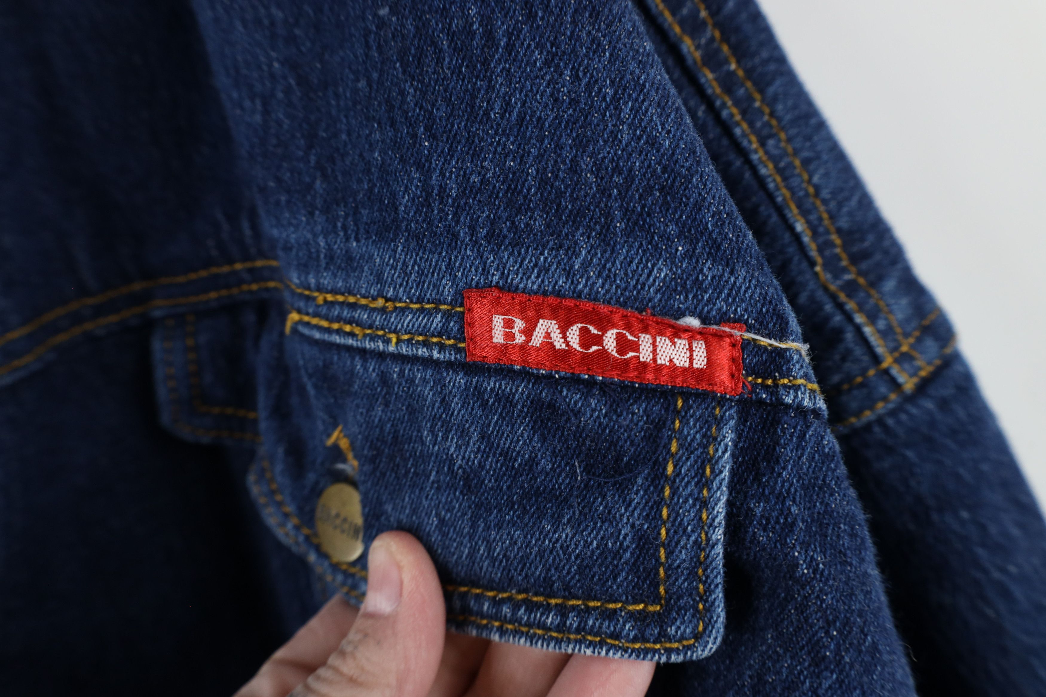 Vintage Vintage 90s Streetwear Baggy Fit Denim Jean Trucker Jacket Size L / US 10 / IT 46 - 4 Thumbnail