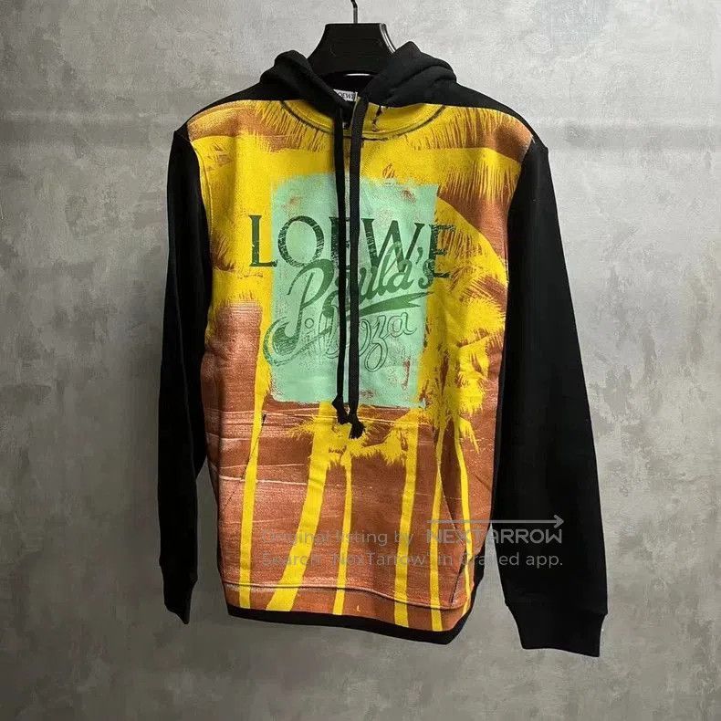 Loewe Loewe Black Palm Tree Print Hoodie. Size US XS / EU 42 / 0 - 1 Thumbnail