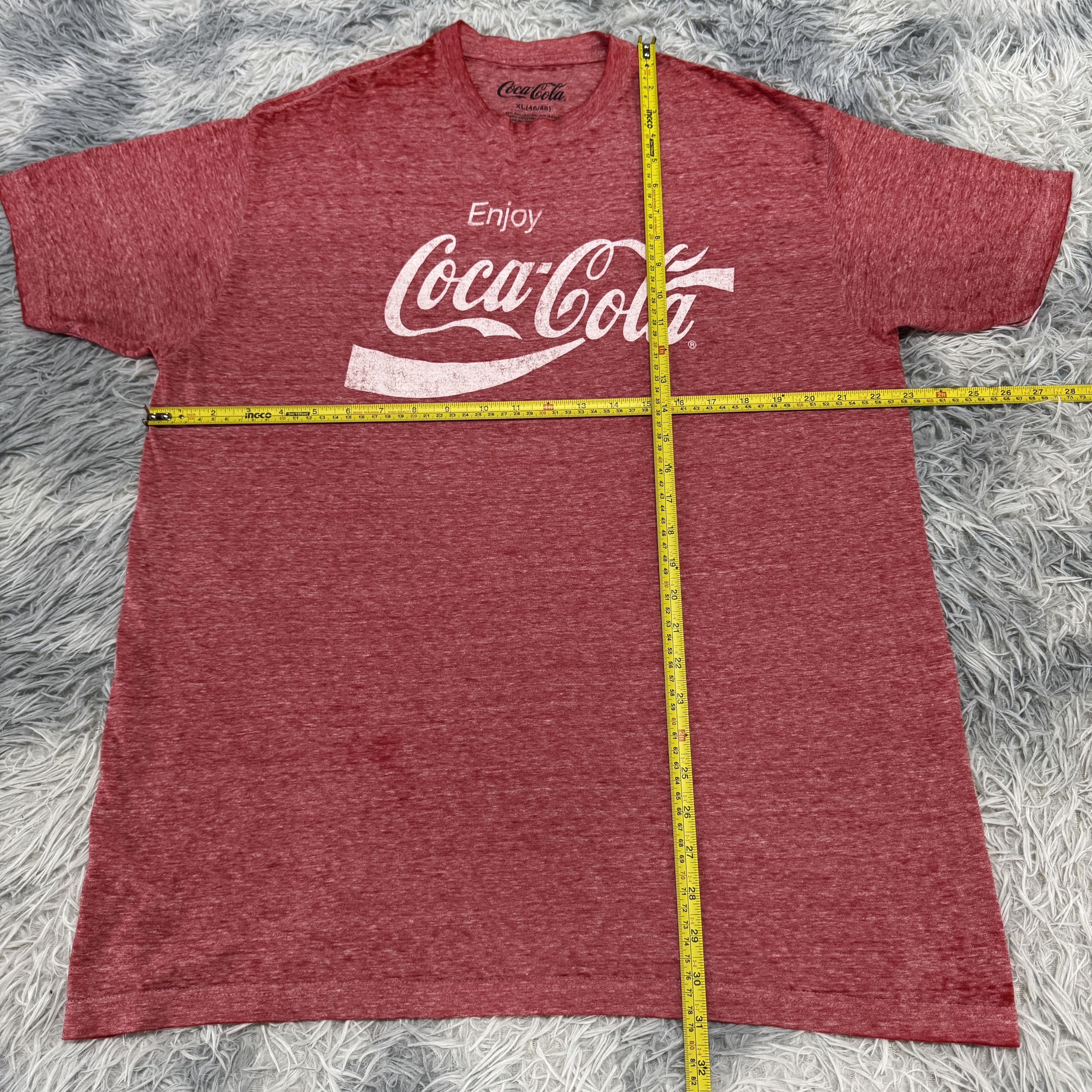 Vintage Rare Vintage Coca Cola Tshirt Size US XL / EU 56 / 4 - 4 Thumbnail