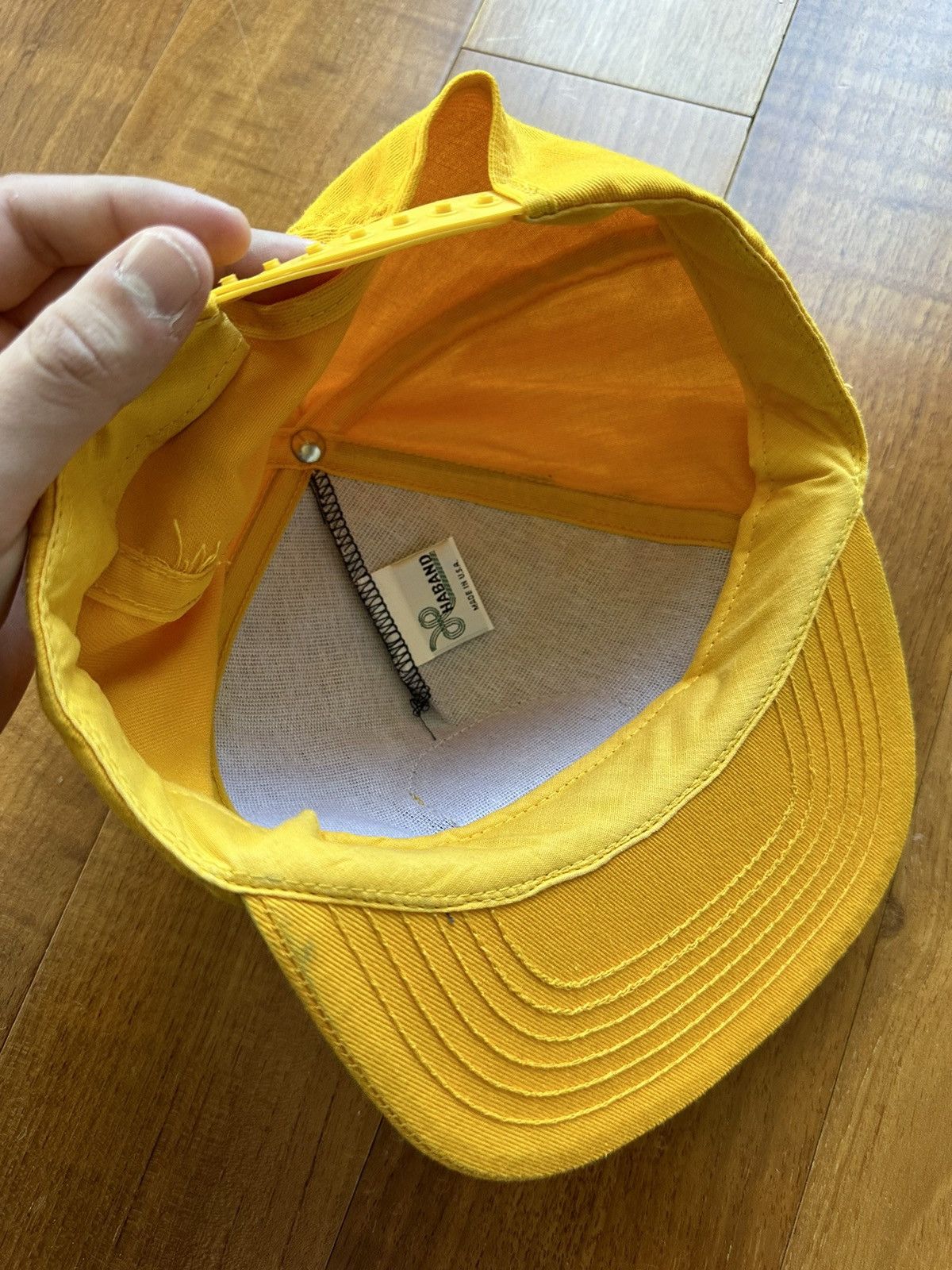 Vintage Vintage 90s USN Navy Scrambled Eggs Trucker Hat OSFA Size ONE SIZE - 8 Thumbnail