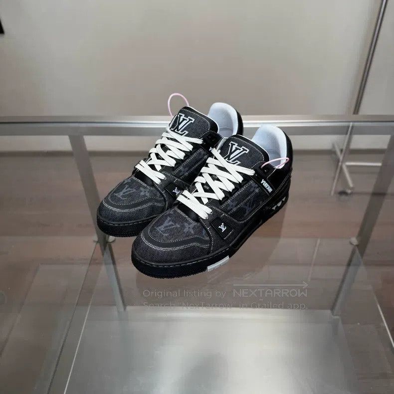 Louis Vuitton Louis Vuitton SS25 New Black denim shoes Size US 7 / EU 40 - 2 Thumbnail
