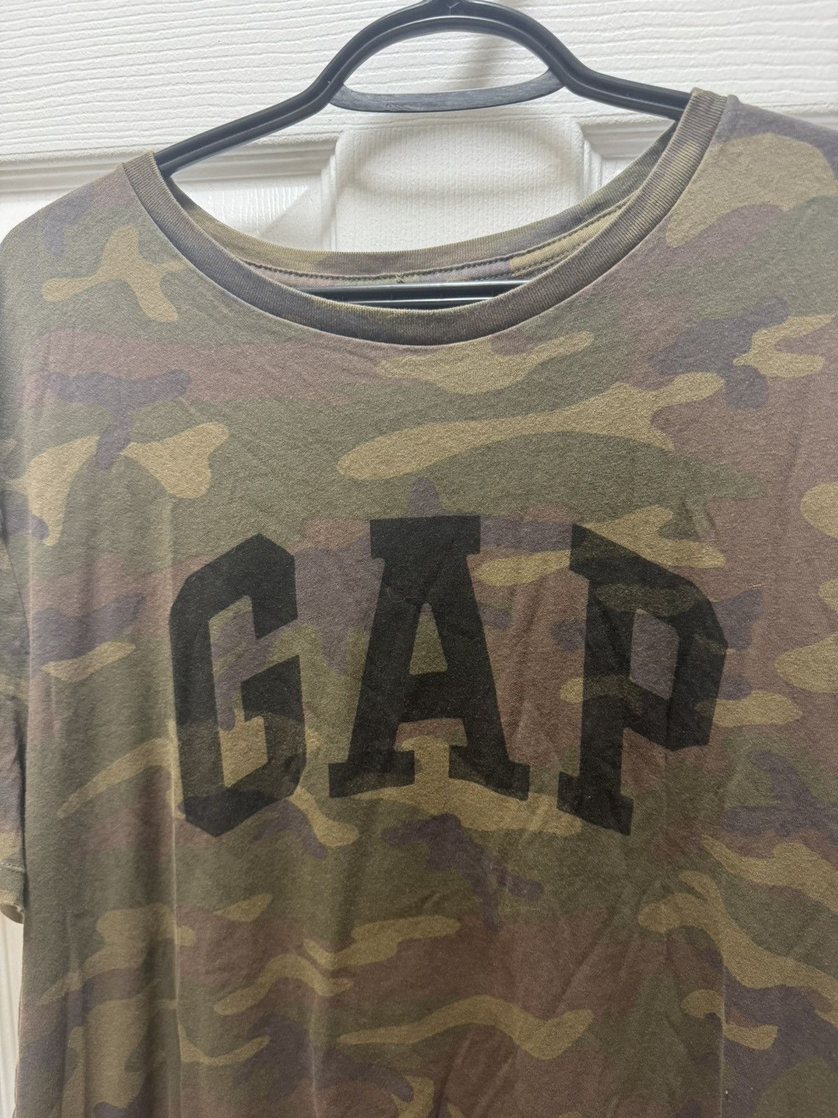 Gap Gap Vintage Camo RealTree Woodland Oversized Text Shirt Size US XL / EU 56 / 4 - 2 Thumbnail
