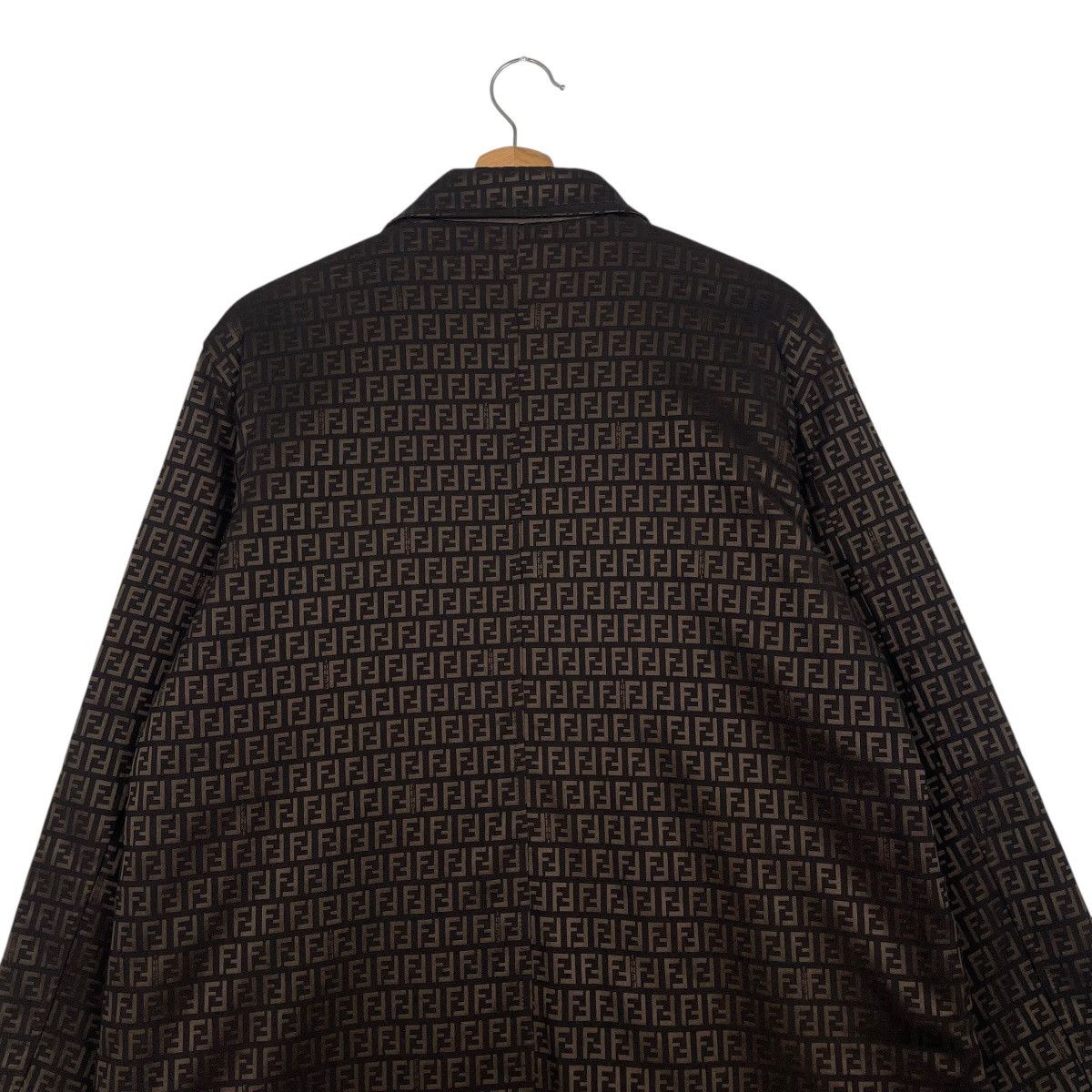 Fendi Vintage Fendi Zucca Monogram Trenchcoat Size M / US 6-8 / IT 42-44 - 9 Thumbnail