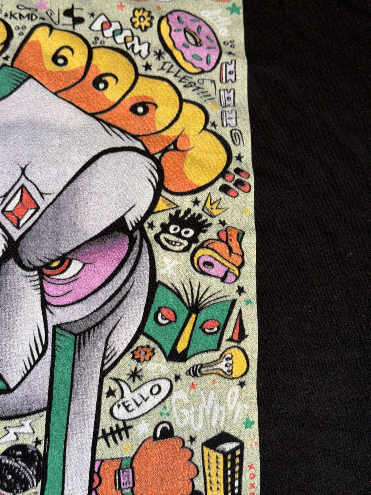 Rap Tees MF DOOM All Caps Cartoon Logo Graphic Tee XL Size US XL / EU 56 / 4 - 4 Thumbnail