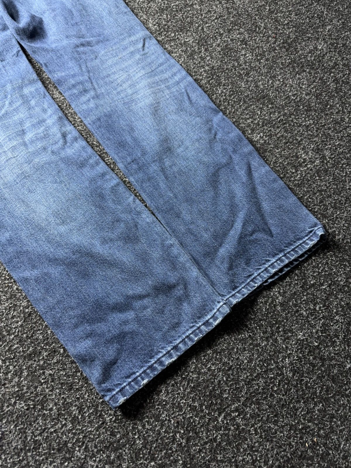 Hugo Boss Luxury Y2K Distressed Vintage Hugo Boss Orange Jeans Blue Size US 31 - 15 Thumbnail