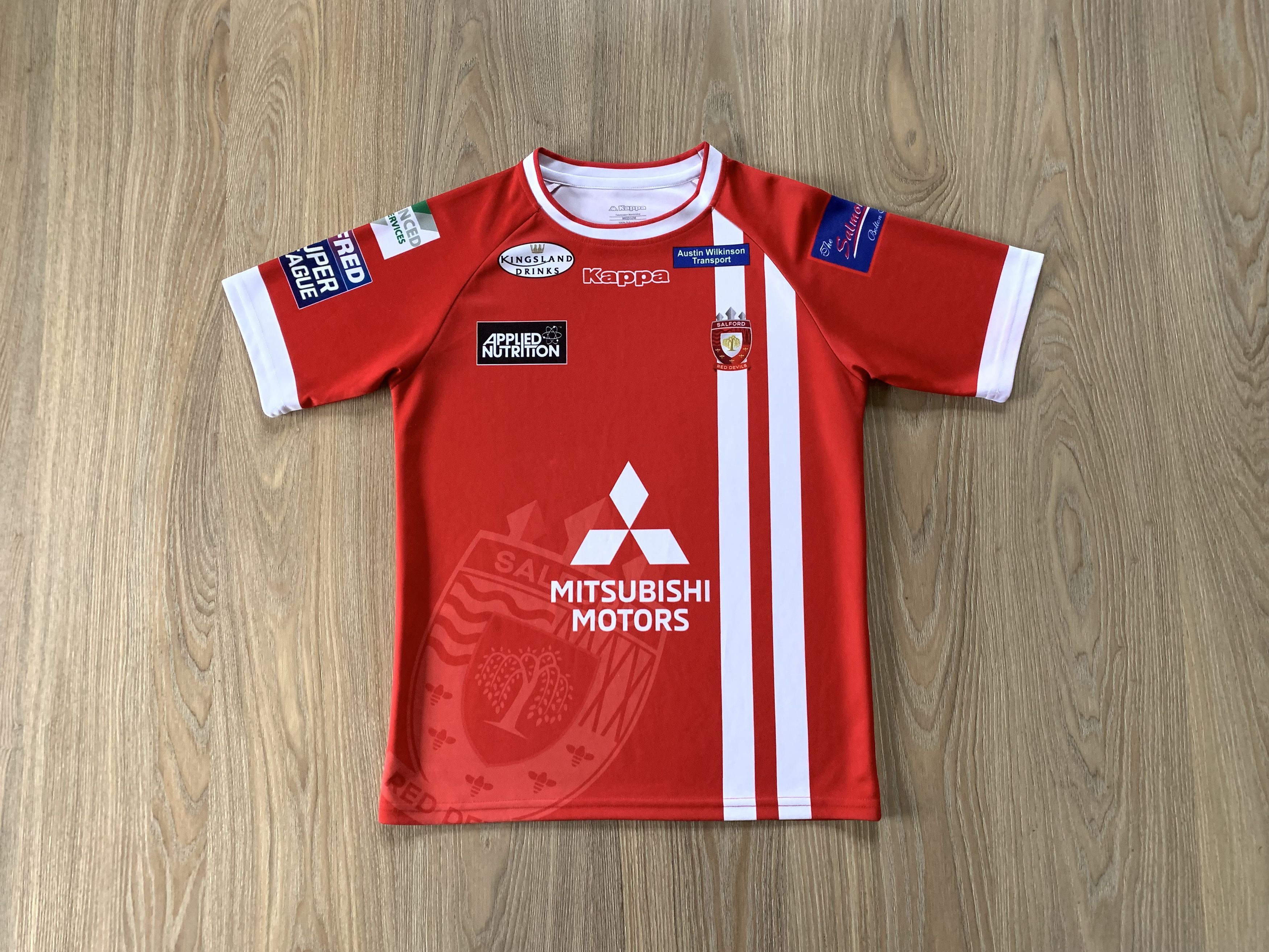 Kappa × Vintage Vintage Kappa Salford Red Devils Rugby Jersey Size US M / EU 48-50 / 2 - 1 Thumbnail
