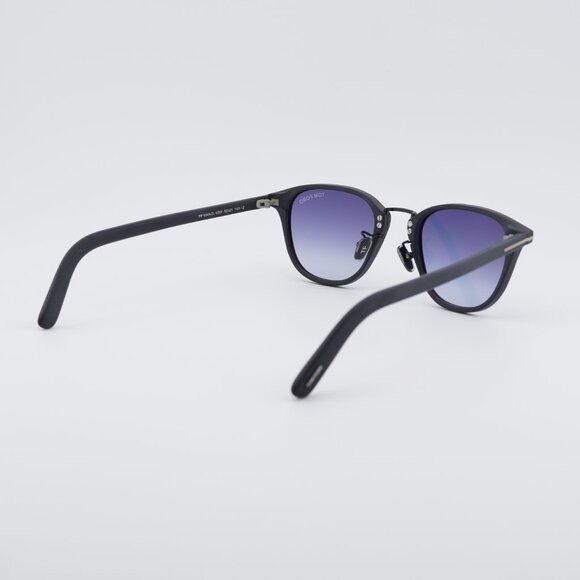 Tom Ford FT1049-D 02W Sunglasses Matte Black Square Frame