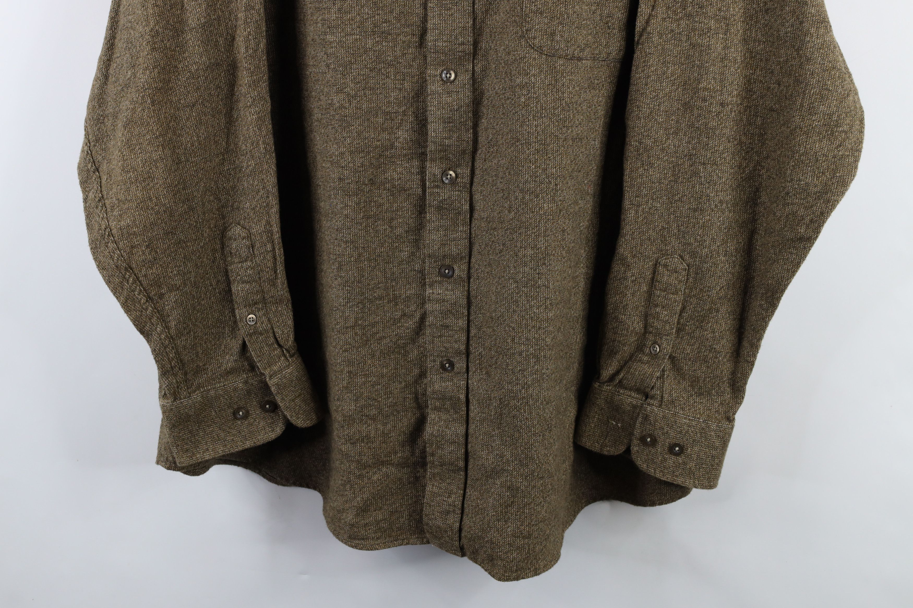 Vintage Vintage 90s Streetwear Collared Button Down Shirt Brown Size US XXL / EU 58 / 5 - 3 Thumbnail