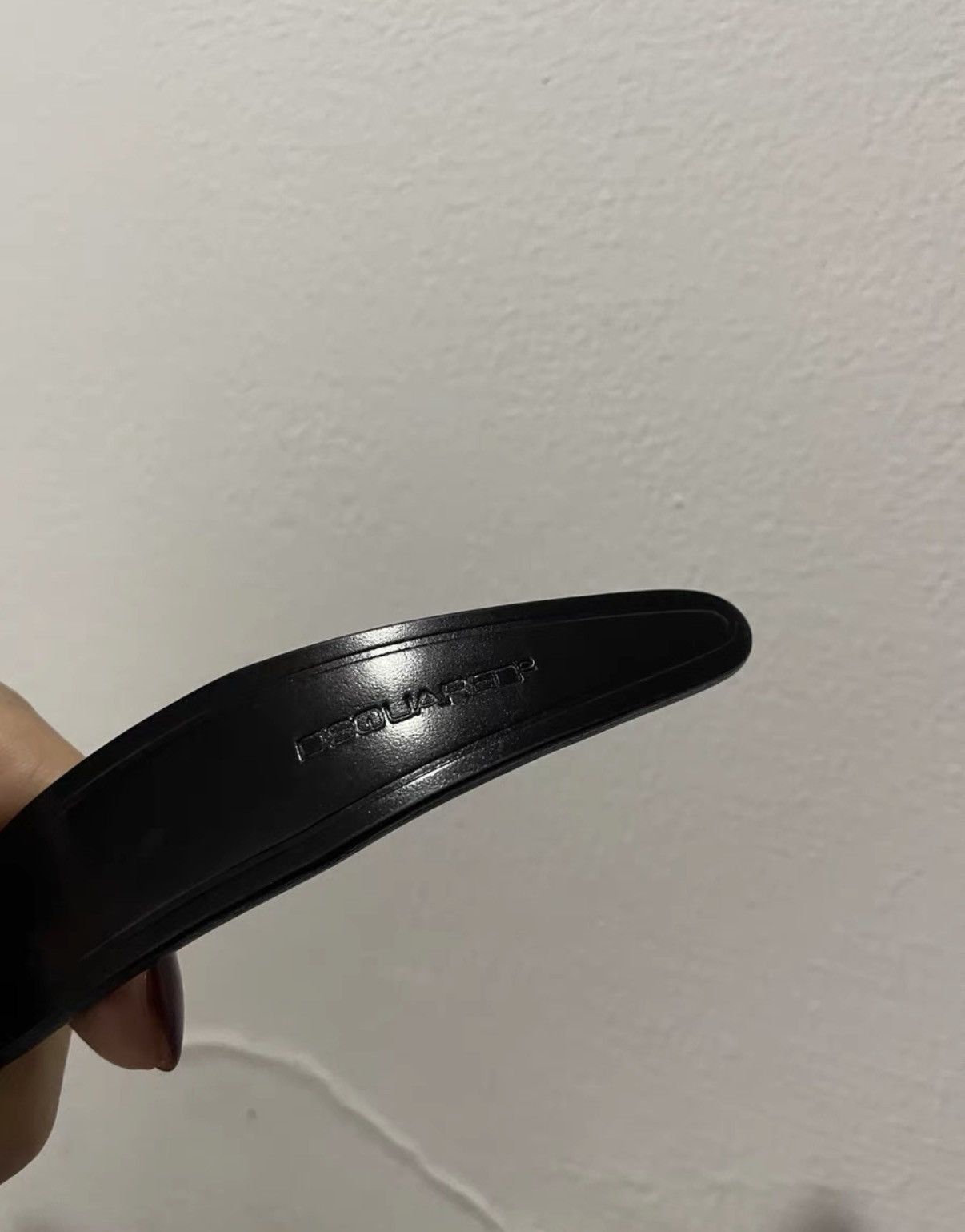Dsquared2 Dsquared2 Slim Leather Belt Size ONE SIZE - 2 Thumbnail