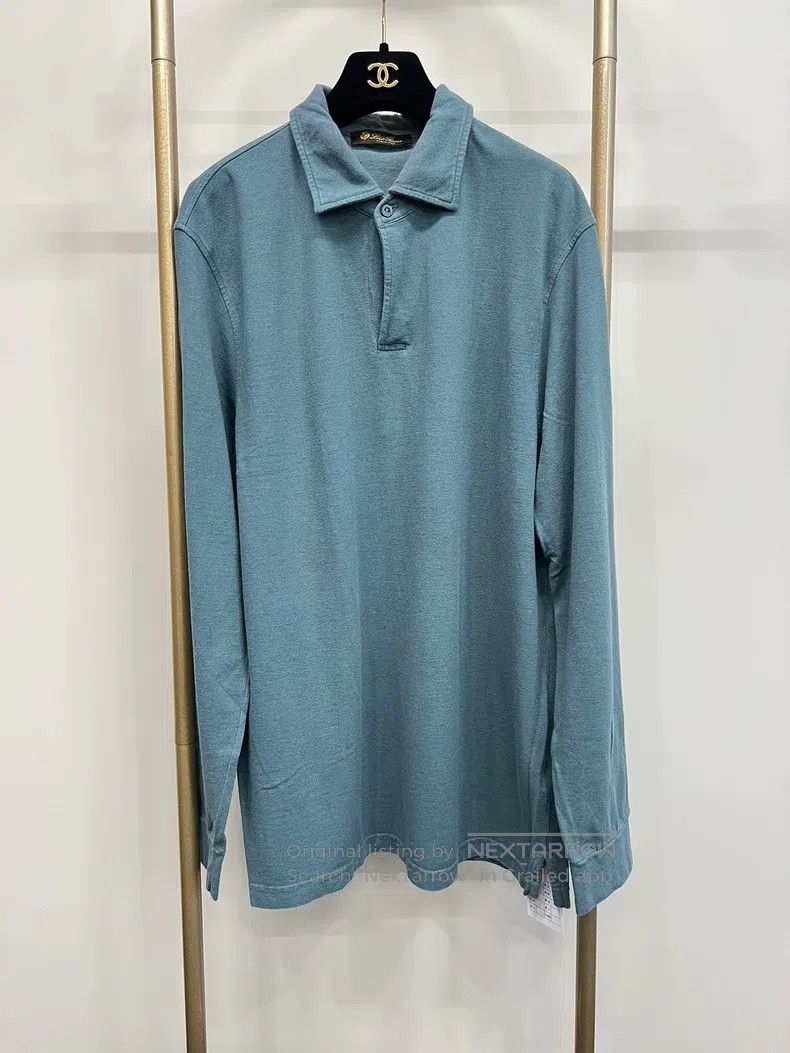 Loro Piana Loro Piana size 3XL Knit Long Sleeve Polo Shirt Size US XXL / EU 58 / 5 - 1 Thumbnail