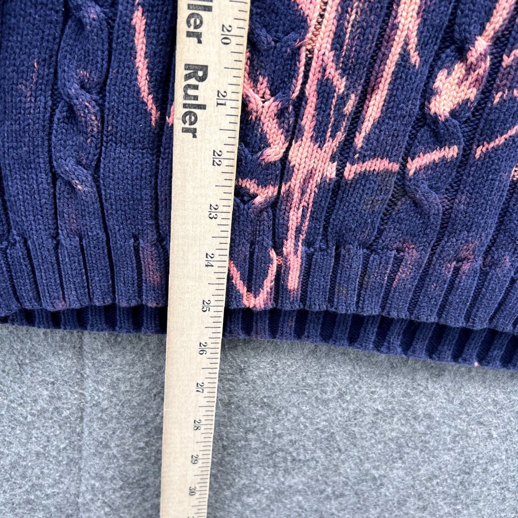 Tommy Hilfiger VINTAGE Tommy Hilfiger Pullover Sweater Mens Medium Navy Blue Knit Logo 90s Size US M / EU 48-50 / 2 - 4 Thumbnail