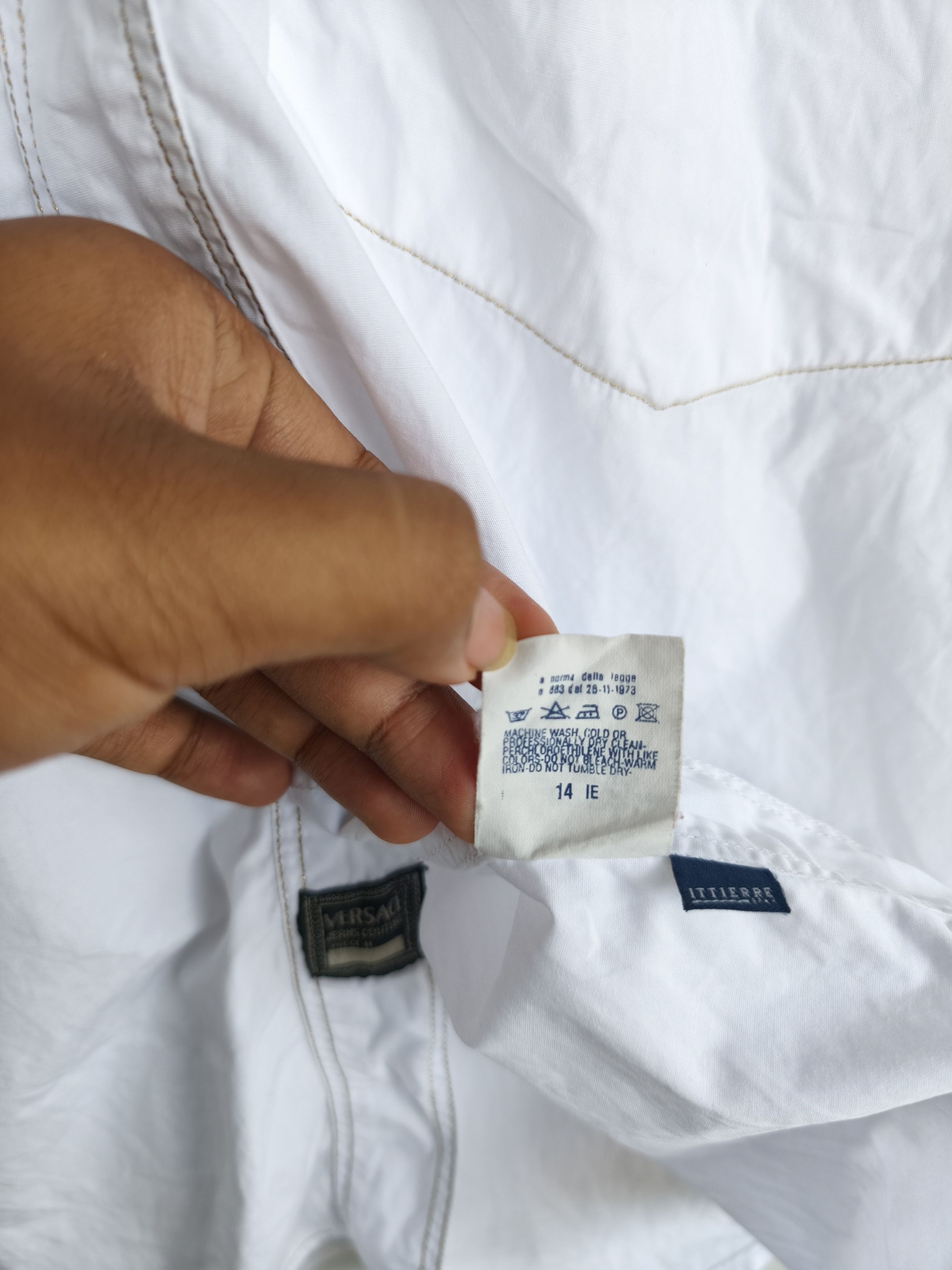 Versace × Versace Jeans Couture Versace jeans couture Sleeve less button up shirt Size US XL / EU 56 / 4 - 10 Thumbnail