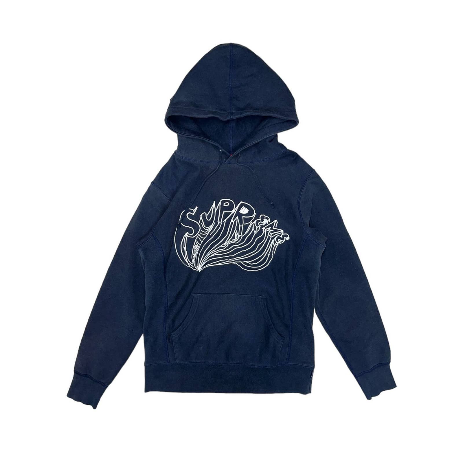 Image of Supreme Daniel Johnston Hoodie in Blue, Men's (Size Small)