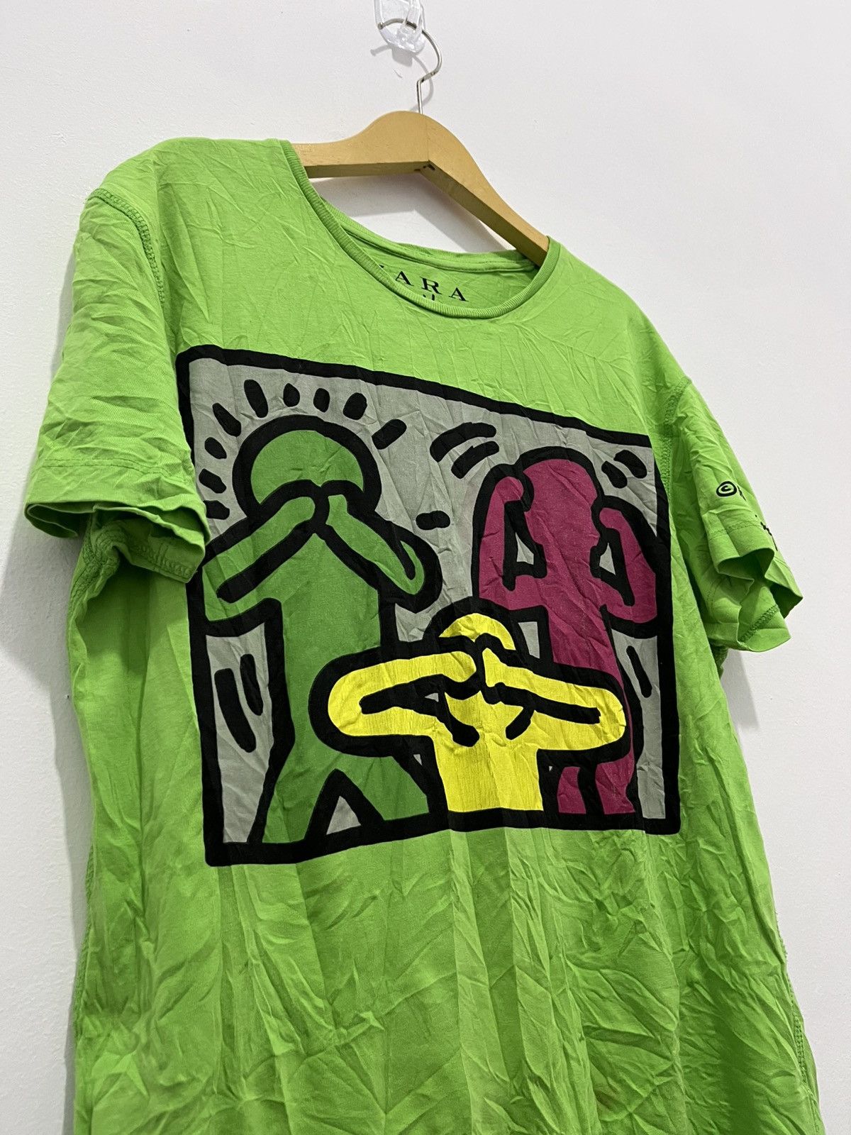 Keith Haring Vintage Keith Haring x Zara Rare t-shirt Size US M / EU 48-50 / 2 - 2 Thumbnail