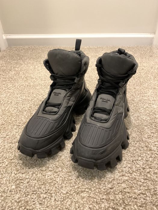 Prada Prada Cloudbust Thunder High Nylon Boot Grailed