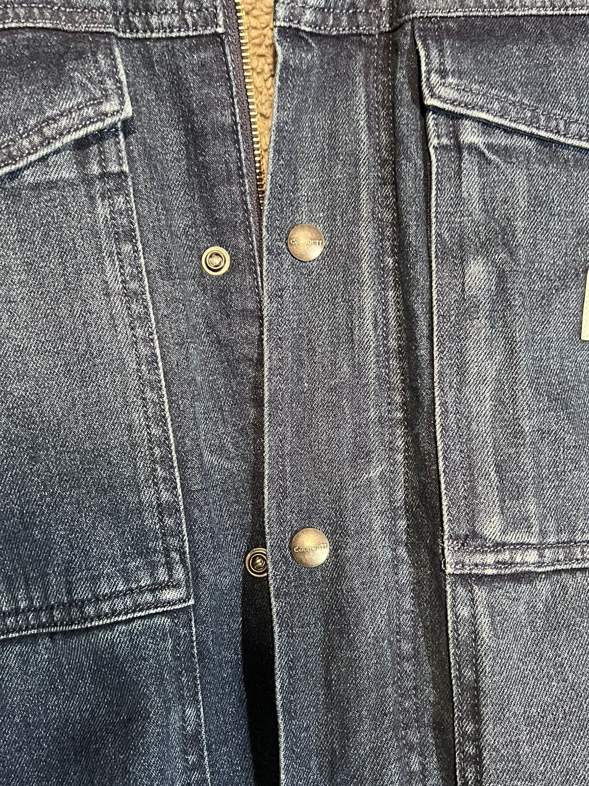 Carhartt Carhartt Sherpa Lined Denim Jacket Size US XXL / EU 58 / 5 - 4 Thumbnail