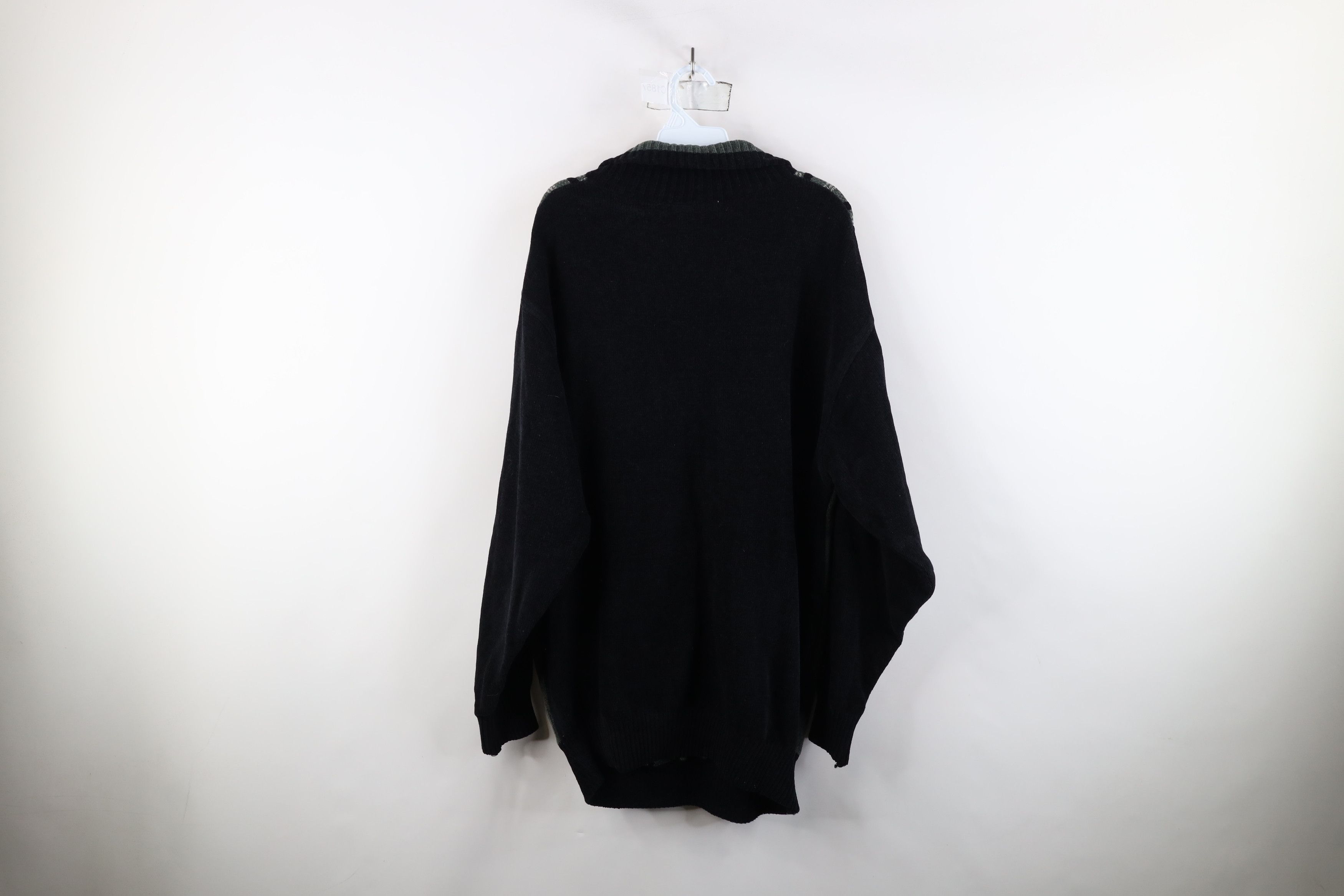 Vintage Vintage 90s Coogi Style Textured Fleece Half Zip Sweater Size US XXL / EU 58 / 5 - 9 Thumbnail