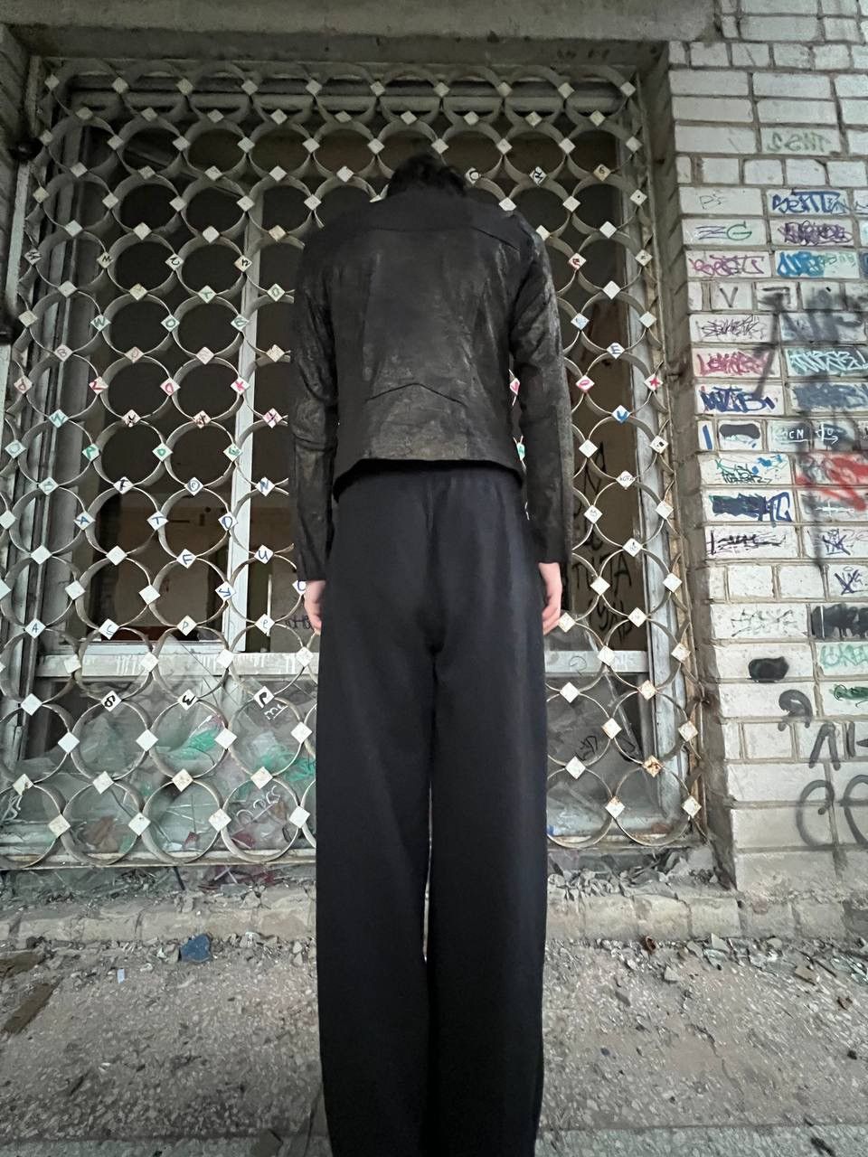 Vintage Vintage Y2K Dark Good Skin Asymmetrical Owens Style Hoodie Size US S / EU 44-46 / 1 - 5 Thumbnail