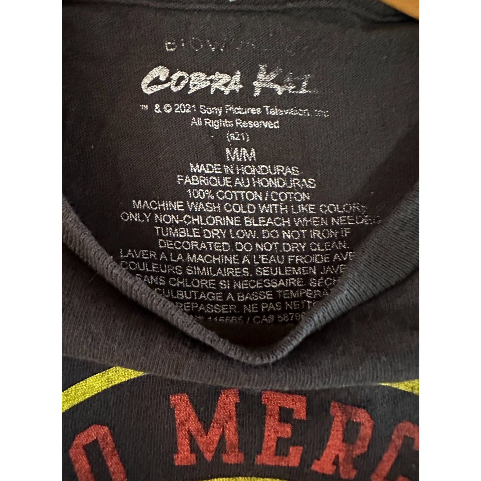 Vintage Cobra Strike Hard No Mercy Tee Medium Black User: Cobra Strike Hard No Mercy Tee Medium Black Size US M / EU 48-50 / 2 - 3 Thumbnail