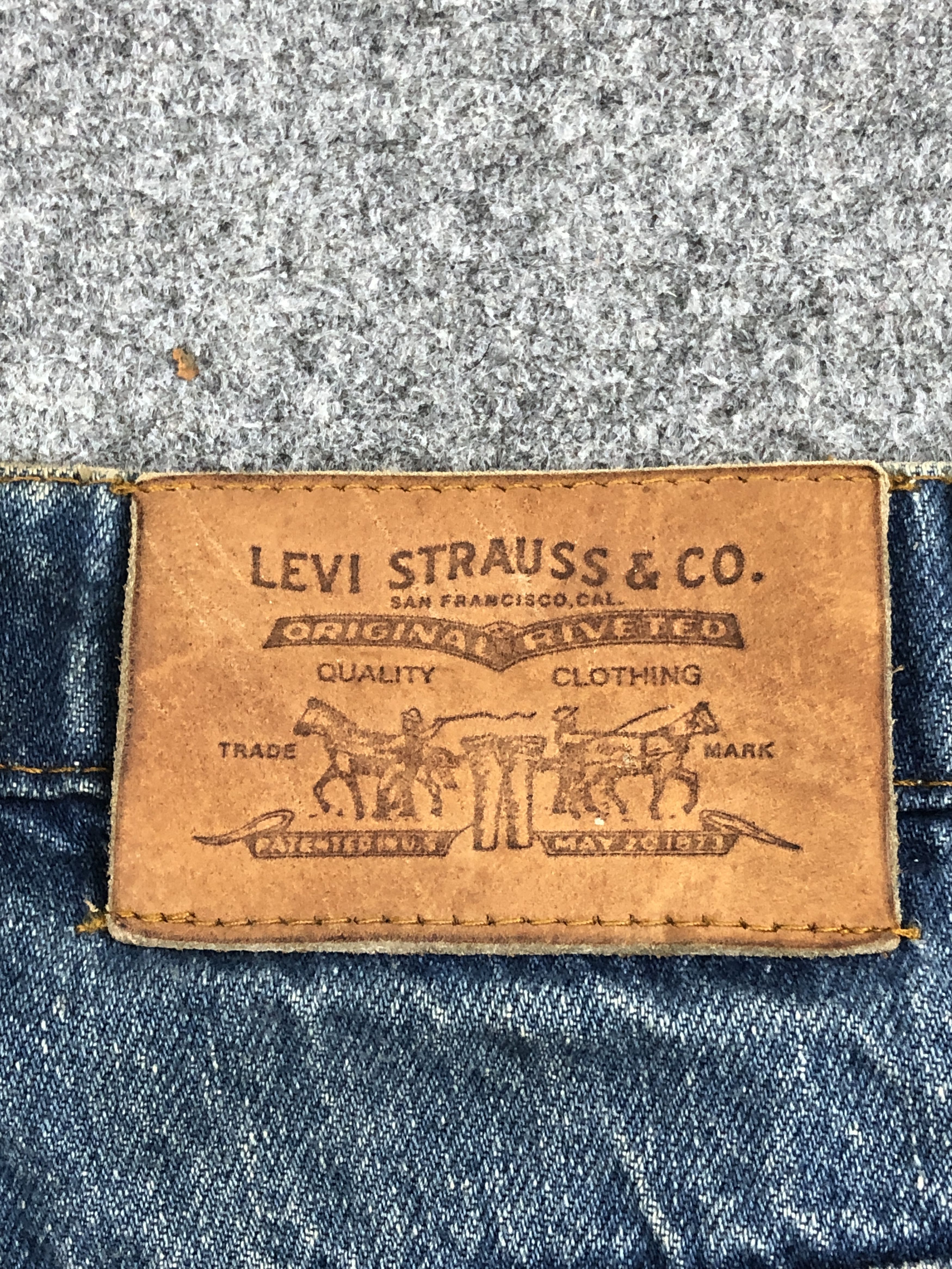 Levi's Vintage 80s Levis 517 Flared Bootcut Orange Tab Jeans DP2428 Size US 37 - 5 Thumbnail
