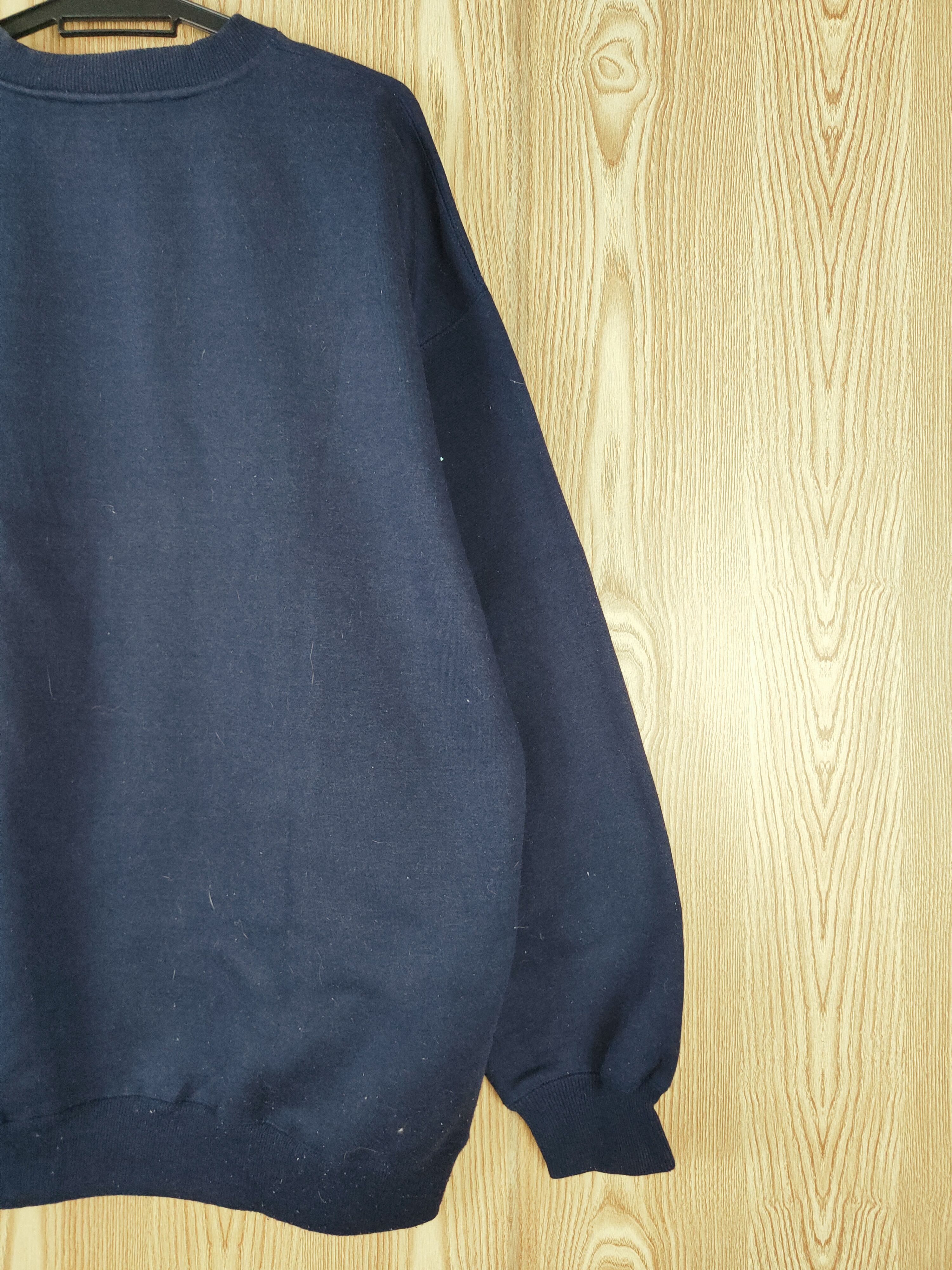 Japanese Brand × Vintage Vintage Plain Blue Faded by B Navy Sweatshirts Size US XXL / EU 58 / 5 - 9 Thumbnail