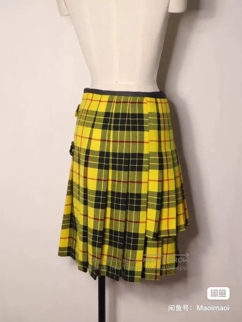 Comme des Garcons Comme Des Garcons size M Yellow pleated skirt with classic Size 23" - 5 Thumbnail
