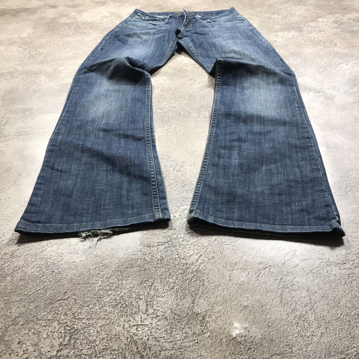 Japanese Brand vintage Faded Jeans japan distressed denim spring pants 90s Size 28" / US 6 / IT 42 - 1 Thumbnail