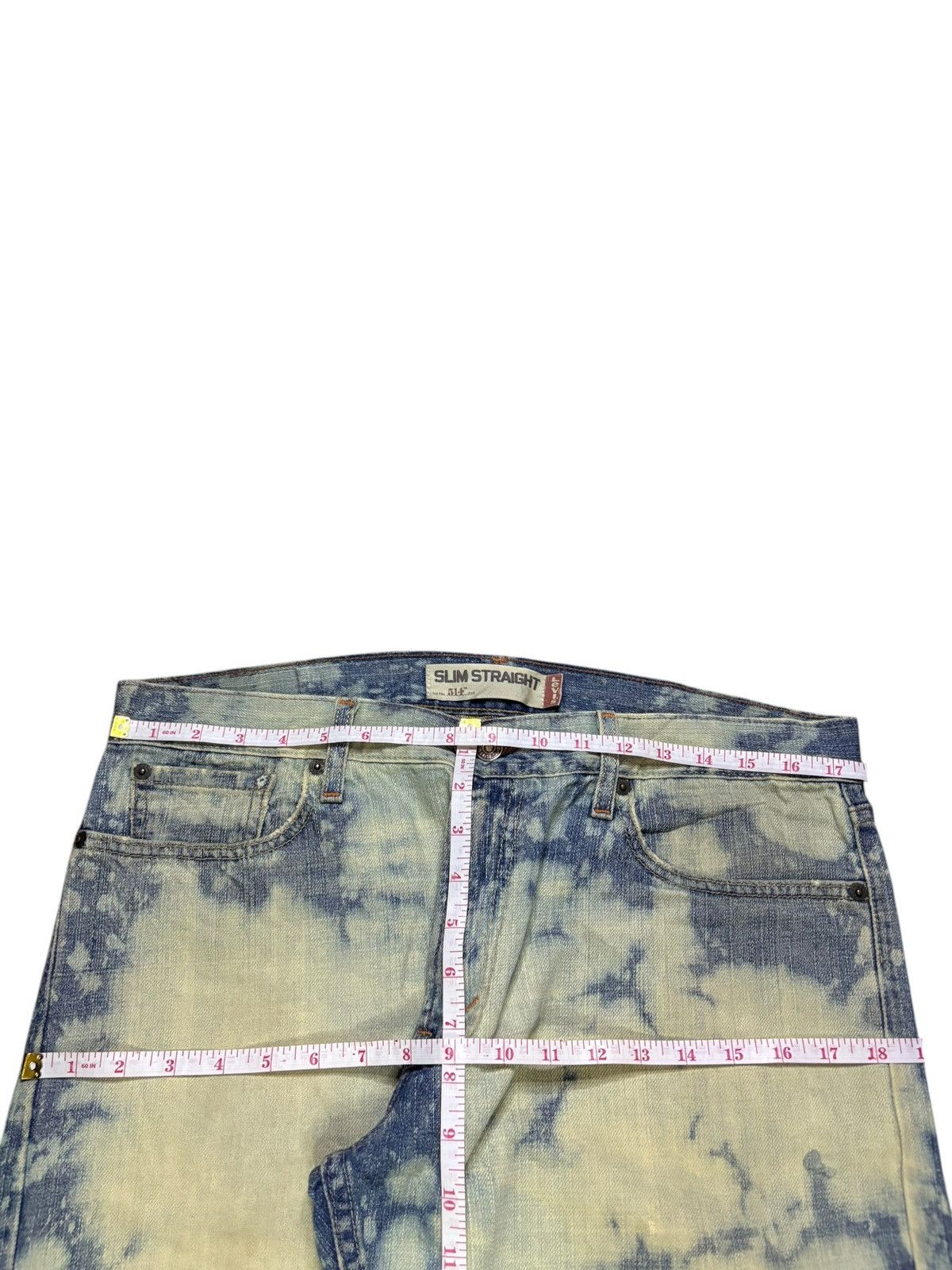 Levi's Vintage 90s Levis 514 Bleached Distressed Loose Jean Shorts Size US 35 - 13 Thumbnail