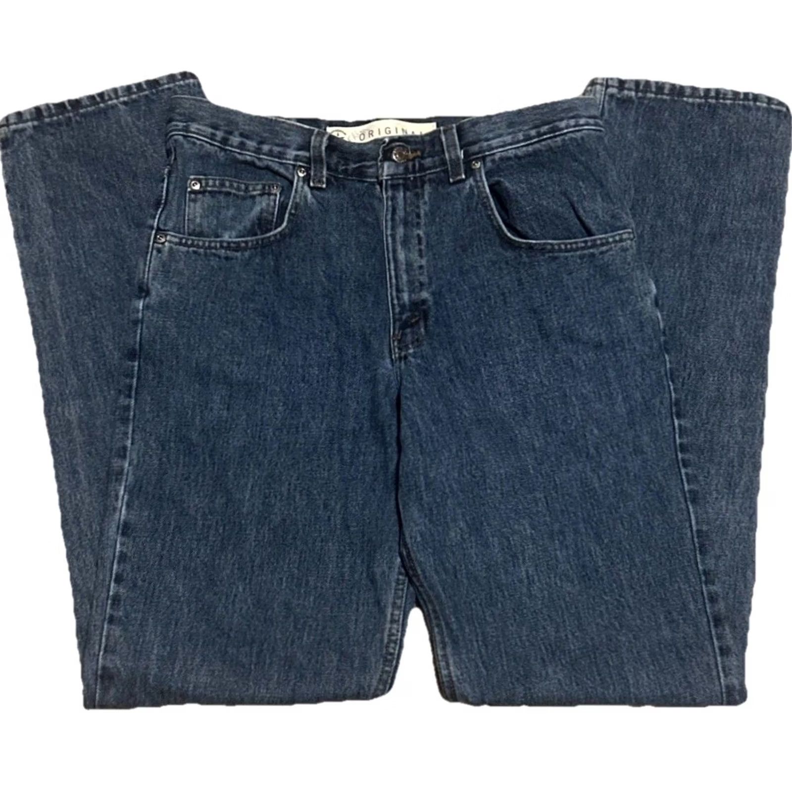 Vintage VINTAGE AriZona Jeans 32x26 Blue 5-Pocket Denim Y2K 2000s Dark Wash Mens Regular Straight Jeans Size US 32 / EU 48 - 2 Thumbnail