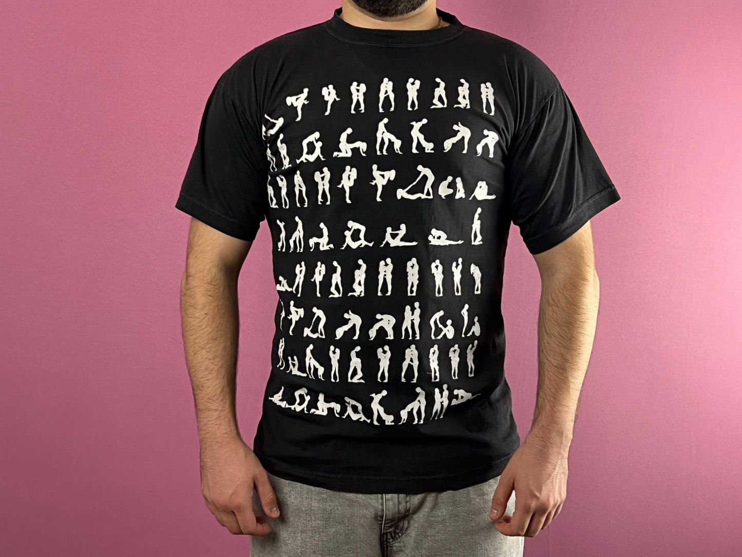 Designer × Vintage Y2K Sex Position Kama Sutra Sex Tee Vintage Men's T-Shirt-L Size US L / EU 52-54 / 3 - 3 Thumbnail