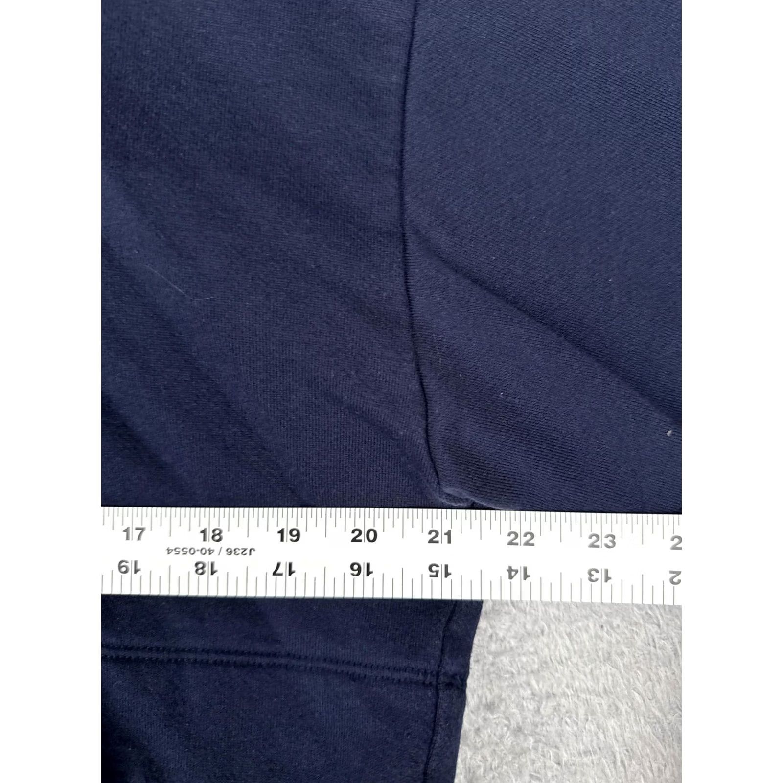 Alo ALO Yoga Hoodie Women's Large Blue Cropped Pullover Logo Sweatshirt Size L / US 10 / IT 46 - 7 Thumbnail