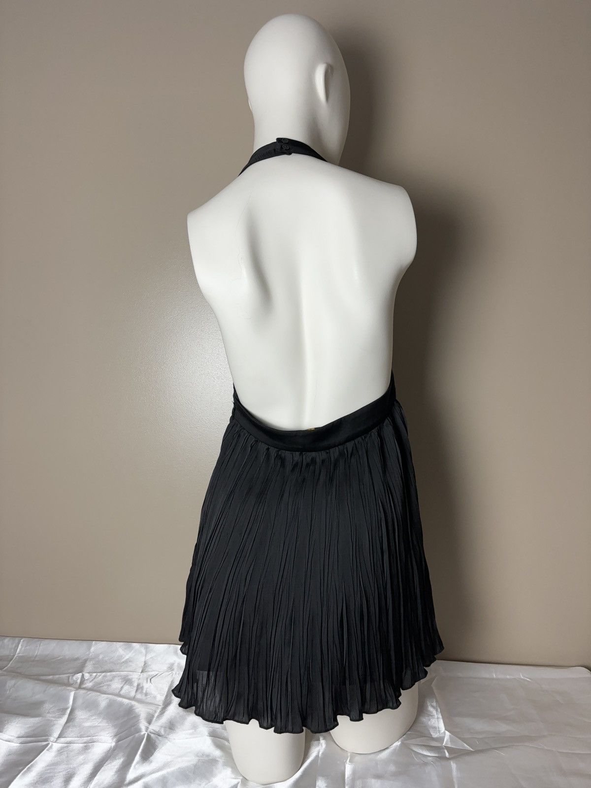 Vintage Italian micro dress coquette open back vintage Size M / US 6-8 / IT 42-44 - 2 Thumbnail