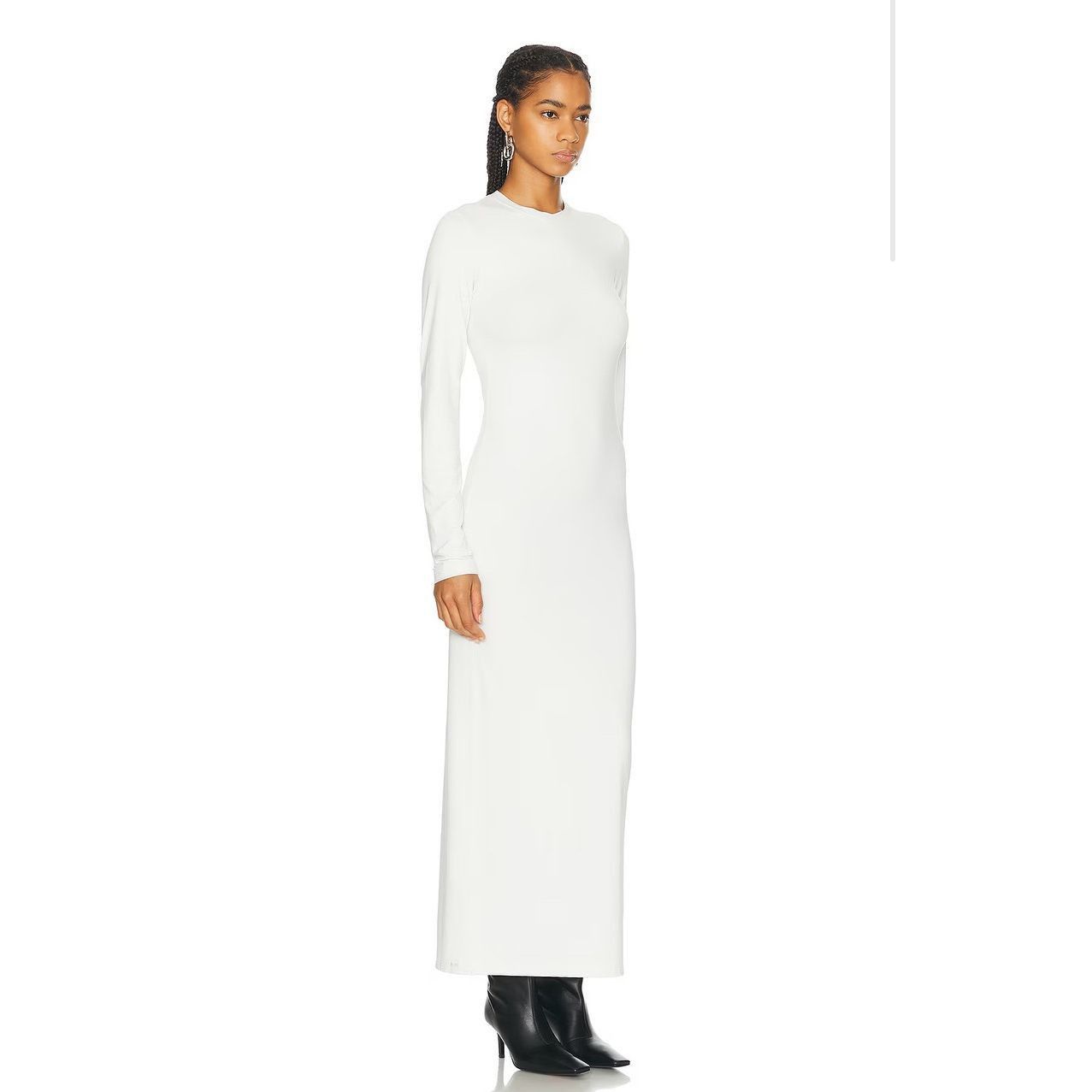 Acne Studios ACNE STUDIOS Long Sleeve Maxi Dress in Off White Size Large Size L / US 10 / IT 46 - 2 Thumbnail