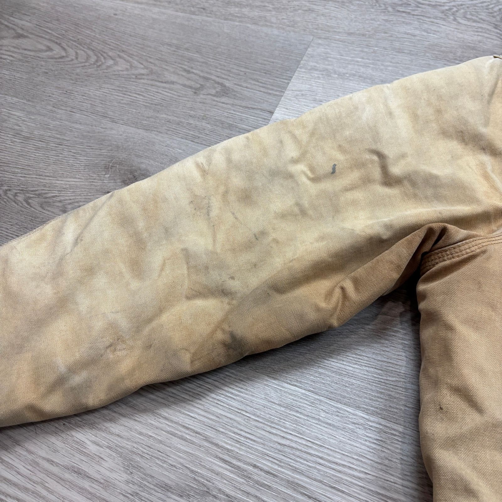 Carhartt × Vintage VTG Carhartt C03 BRN Quilt Lined Duck Canvas Chore Jacket 48 Size US XL / EU 56 / 4 - 14 Thumbnail