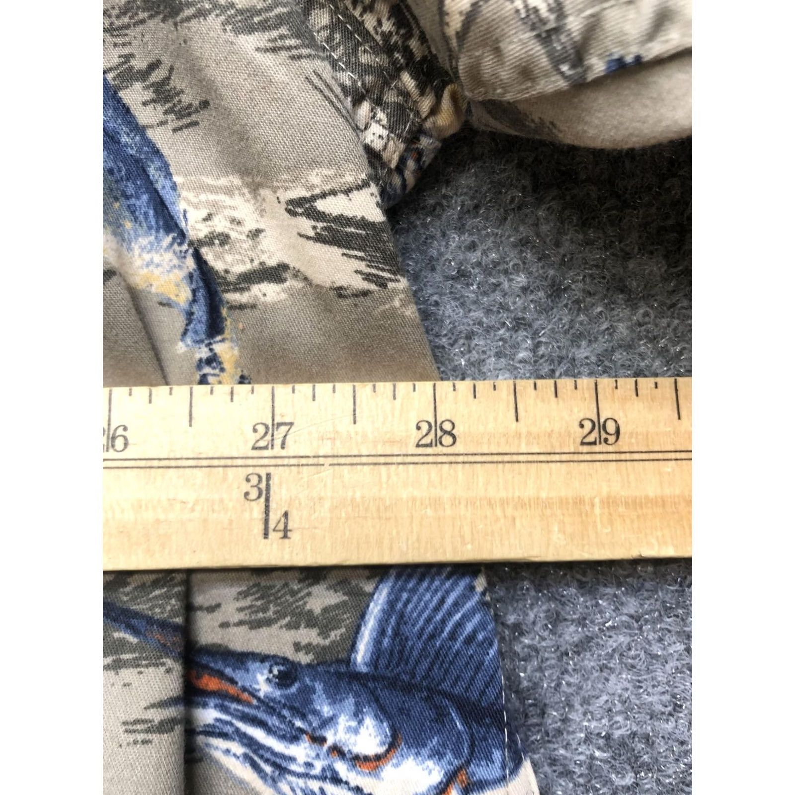 Vintage Magellan Sportswear Shirt Mens XL Tan Marlin Print Button Front Casual Size US XL / EU 56 / 4 - 5 Thumbnail