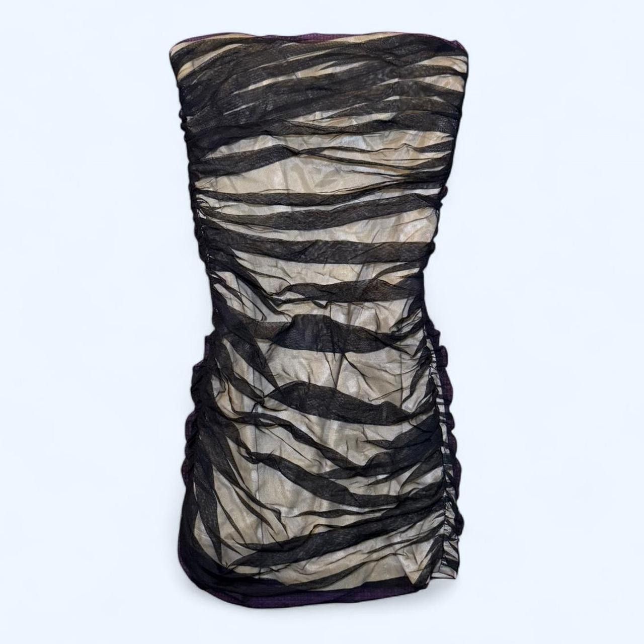 Armani Exchange Armani Exchange Mesh Mini Dress Size XS / US 0-2 / IT 36-38 - 1 Thumbnail