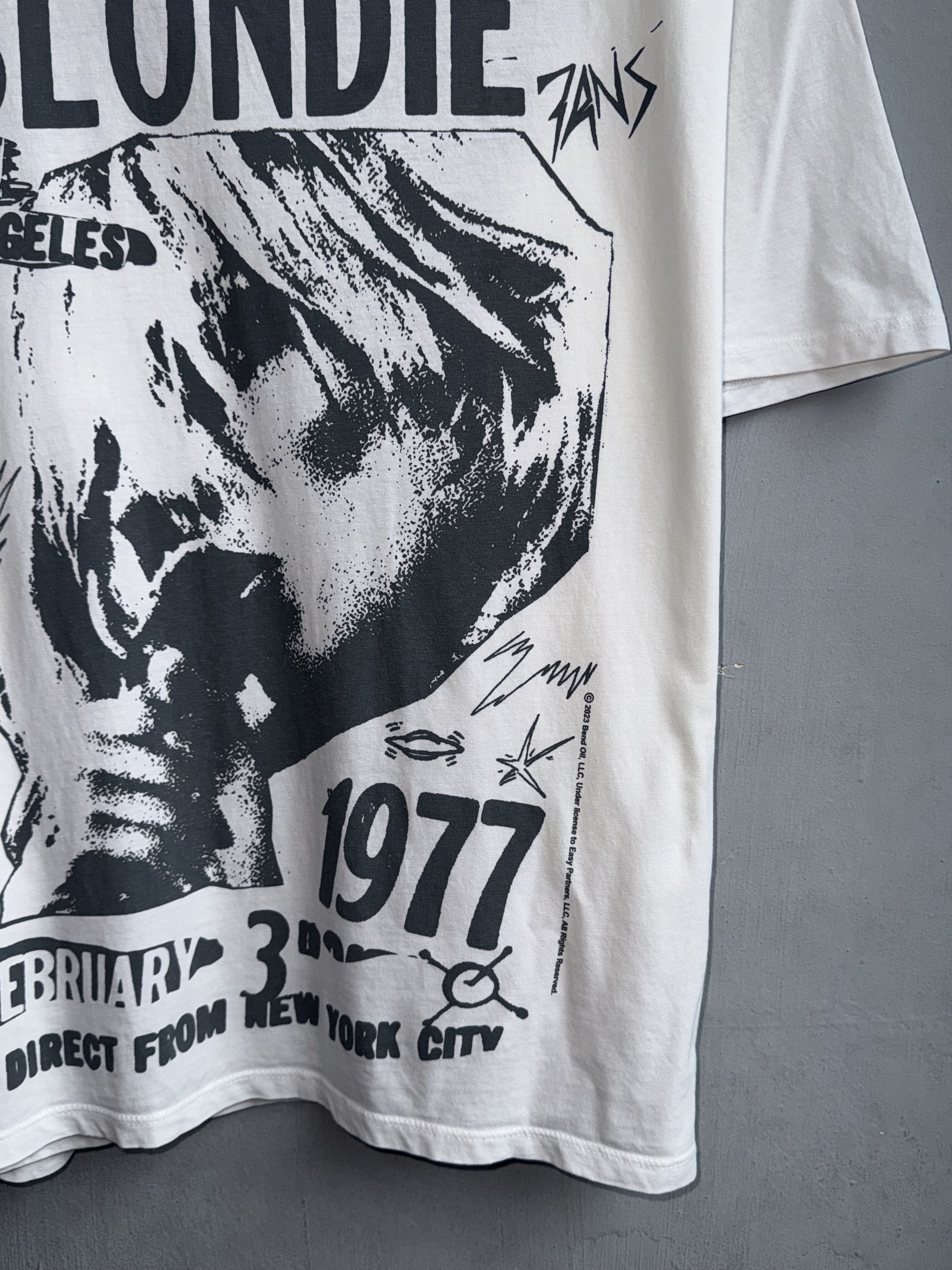 Divided Blondie 1977 Tour Shirt Size US L / EU 52-54 / 3 - 3 Thumbnail