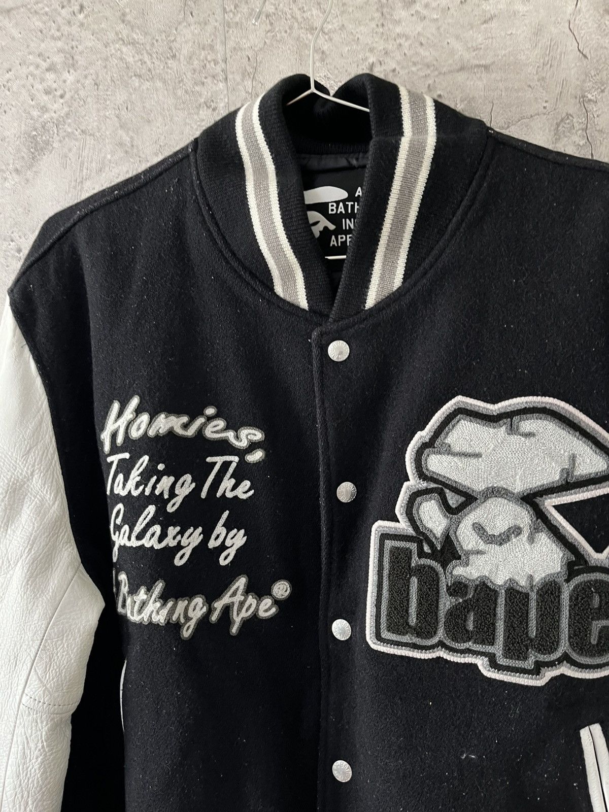 Bape Bape 1990-2000's Varsity Jacket Size US XL / EU 56 / 4 - 4 Thumbnail