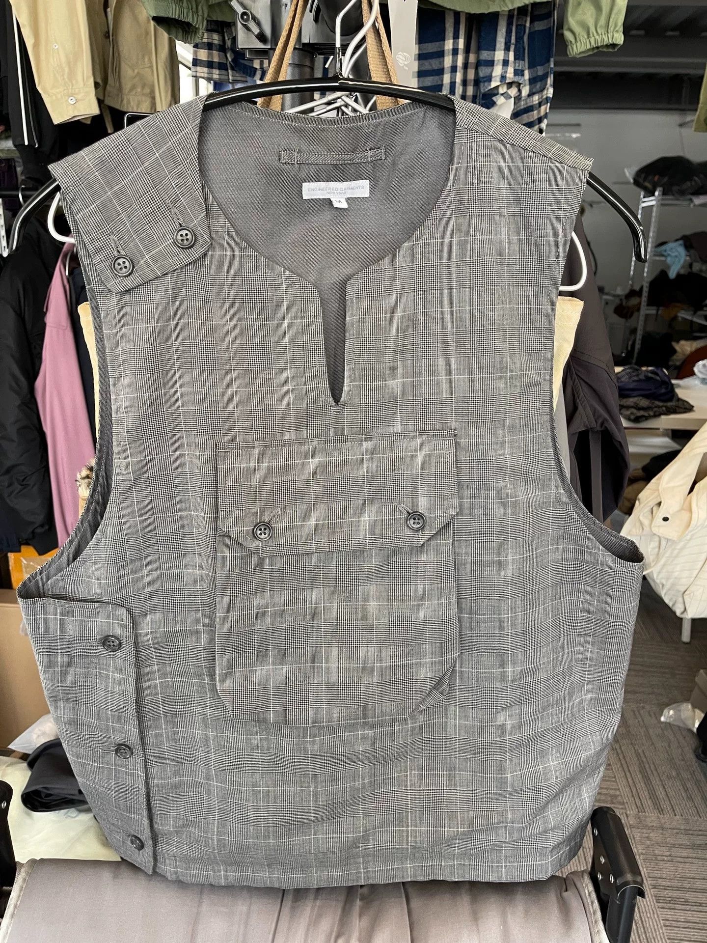 Engineered Garments Engineered Garments Houndstooth Wool Vest Size US M / EU 48-50 / 2 - 1 Thumbnail