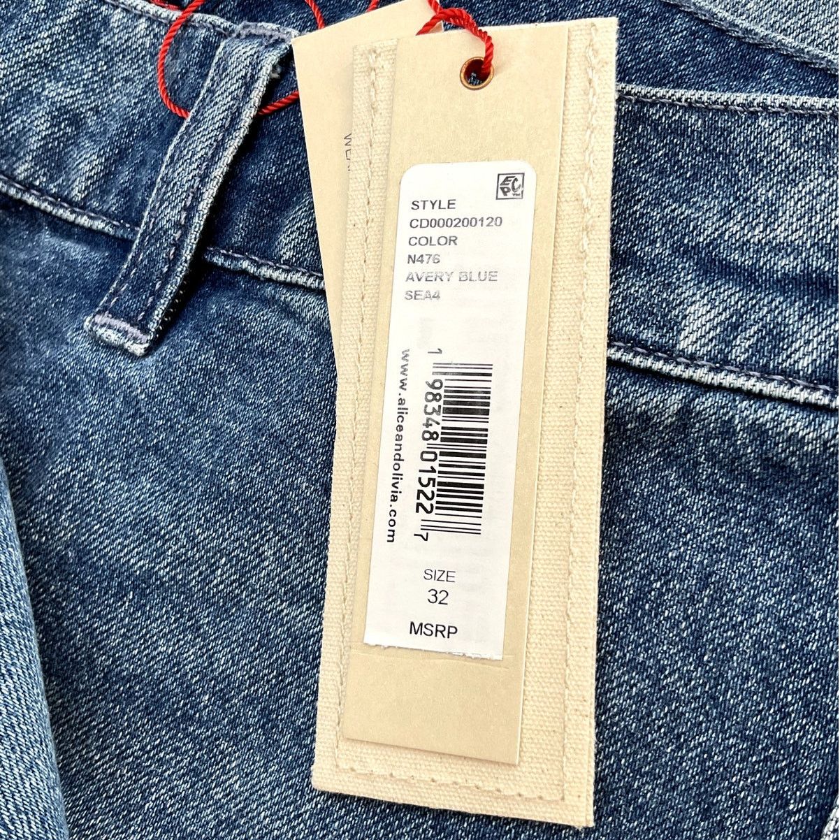 Alice + Olivia ALICE + OLIVIA Brian low-rise wide-leg jeans - Size 32 NWT Size 32" / US 10 / IT 46 - 7 Thumbnail