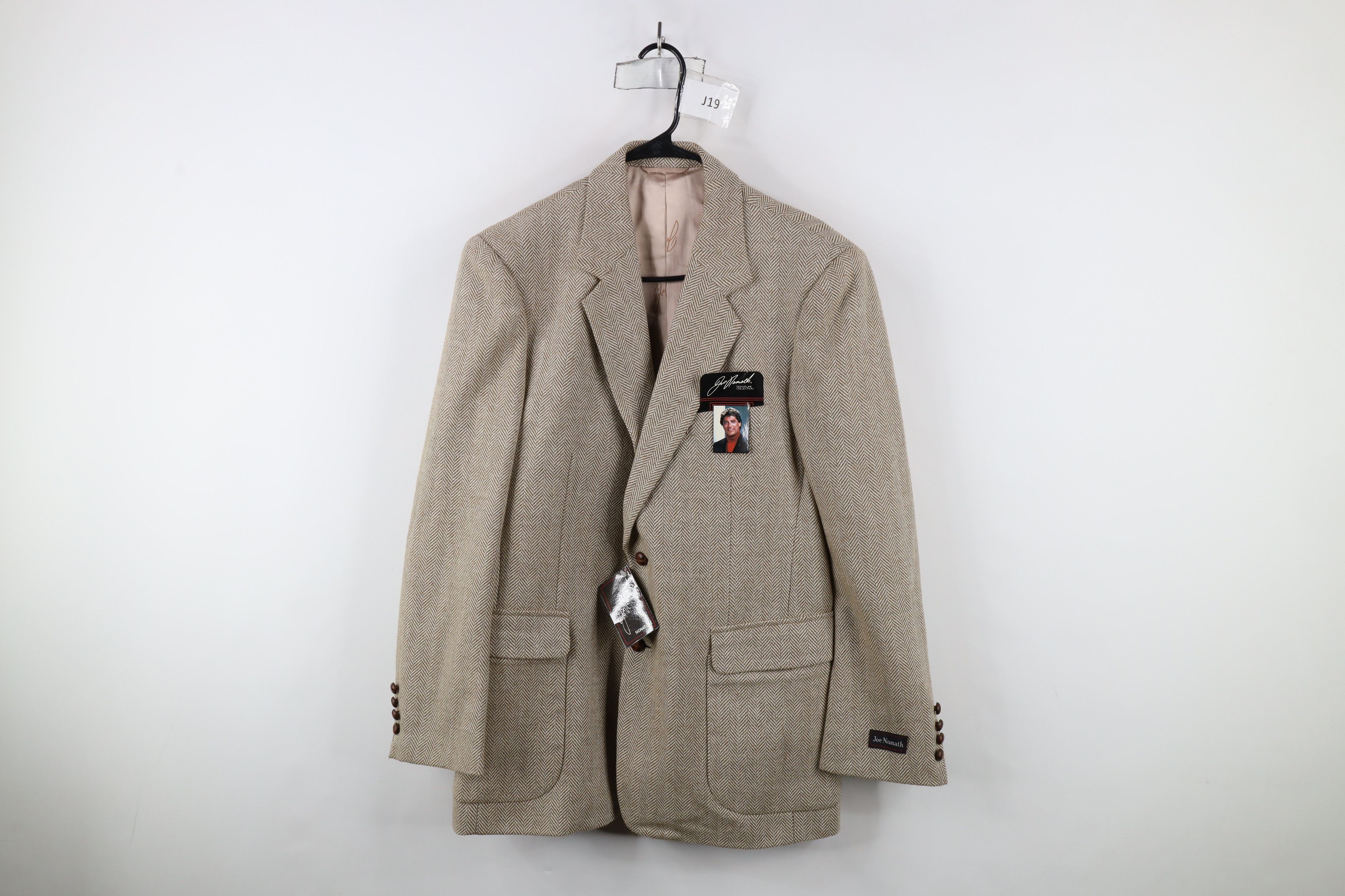 Vintage Deadstock Vintage 70s 80s Streetwear Blazer Suit Jacket Size US L / EU 52-54 / 3 - 1 Thumbnail